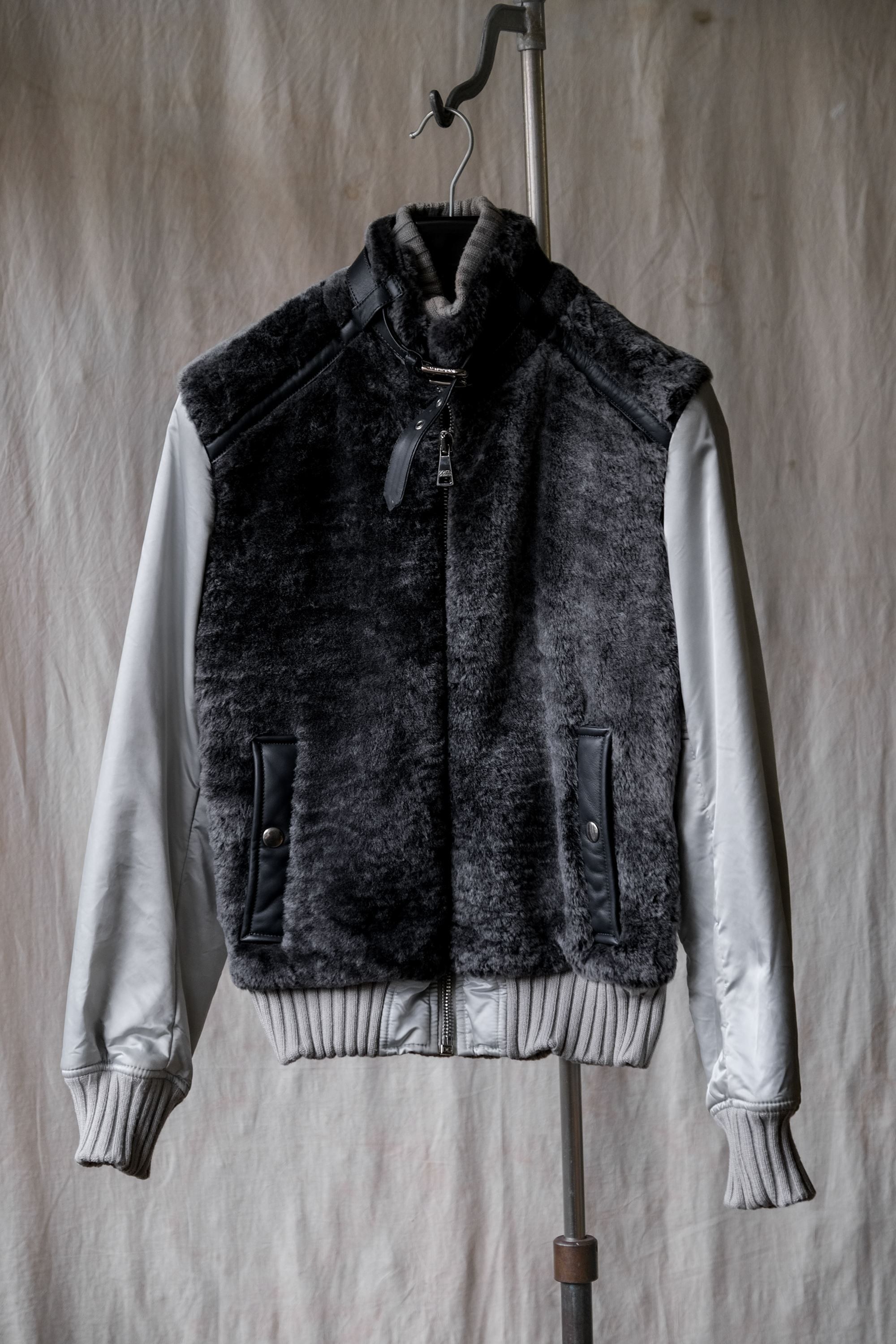Dolce & Gabbana Dolce & Gabbana 07F/W Wool Fur Patch Nylon Jacket Size US S / EU 44-46 / 1 - 2 Thumbnail