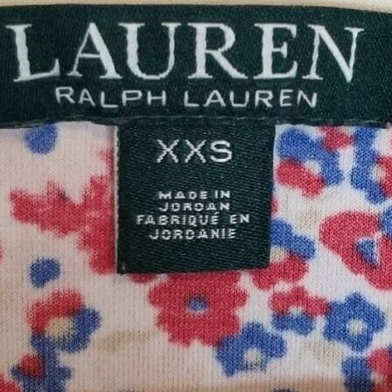 Lauren Ralph Lauren Lauren Ralph Lauren Womens Floral Top Sz XXS Stretch Classic Size XXS / US 00 / IT 34 - 5 Thumbnail