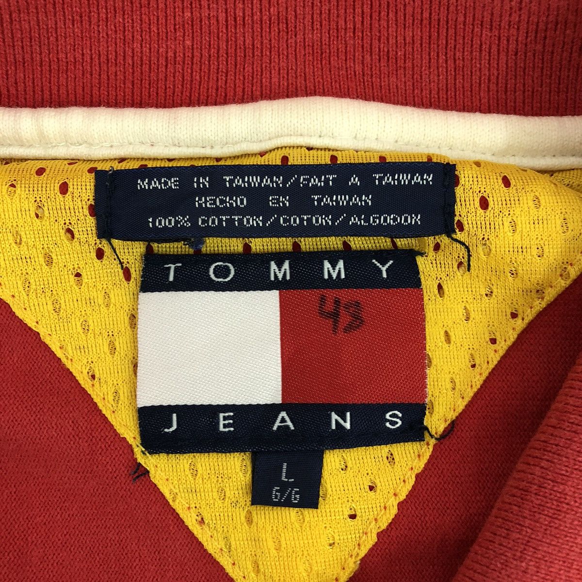 Tommy Jeans TOMMY JEANS Sports Tech Denim Collar Longsleeve Shirt Size US L / EU 52-54 / 3 - 10 Thumbnail