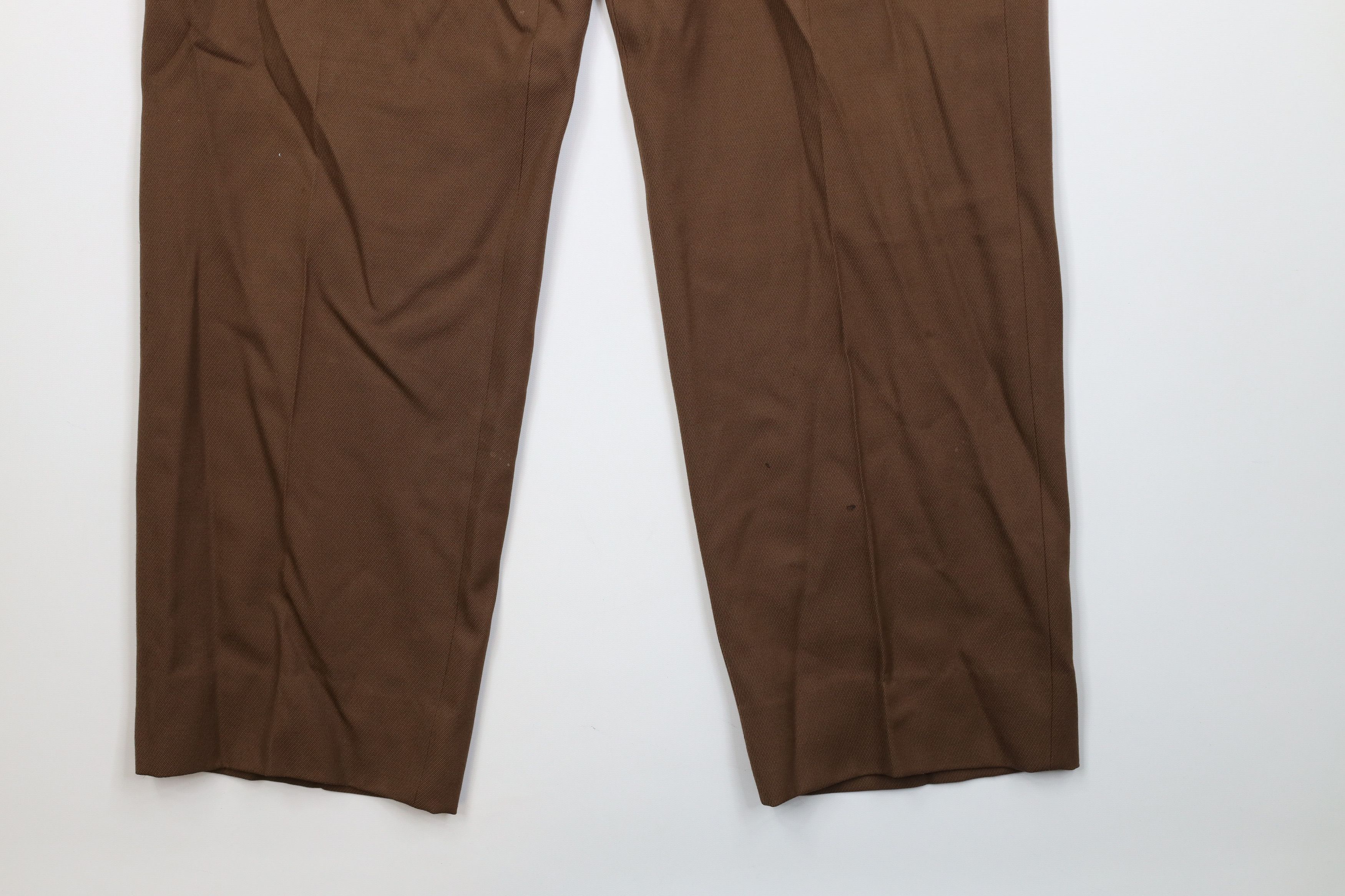 Paul Smith Vintage 90s Paul Smith Bergdorf Goodman Wool Wide Leg Pants Size US 36 / EU 52 - 5 Thumbnail