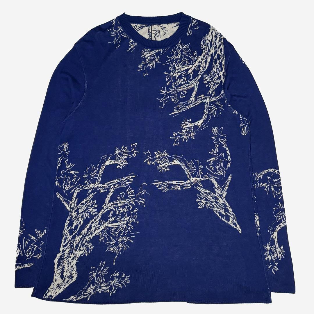 Yohji Yamamoto yohji yamamoto POUR HOMME 18ss TREE PATTERN KNIT Size US L / EU 52-54 / 3 - 1 Thumbnail
