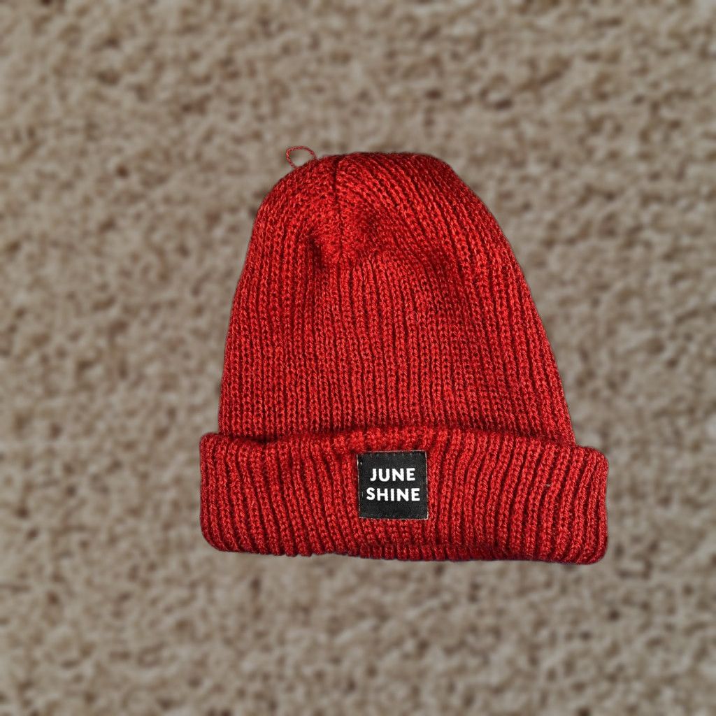 Doublet VINTAGE Beanie Toque Hat Adult One Size Red 100% Acrylic Knit Ski Winter Unbranded Mens Womens Boys Girls Size ONE SIZE - 1 Thumbnail