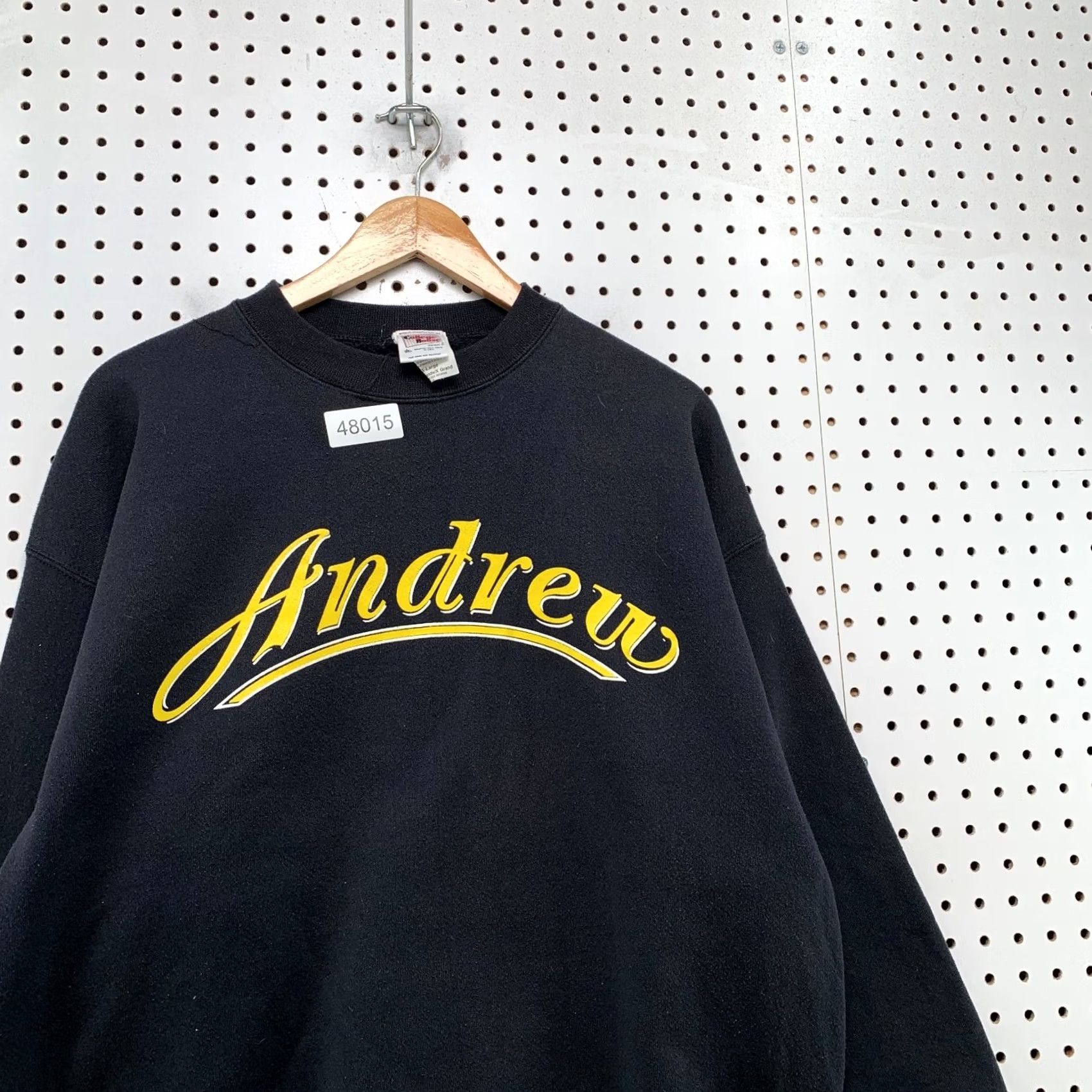 Vintage VINTAGE College Sweatshirt Mens XL Black Crewneck Fleece Made USA Size US XL / EU 56 / 4 - 2 Thumbnail