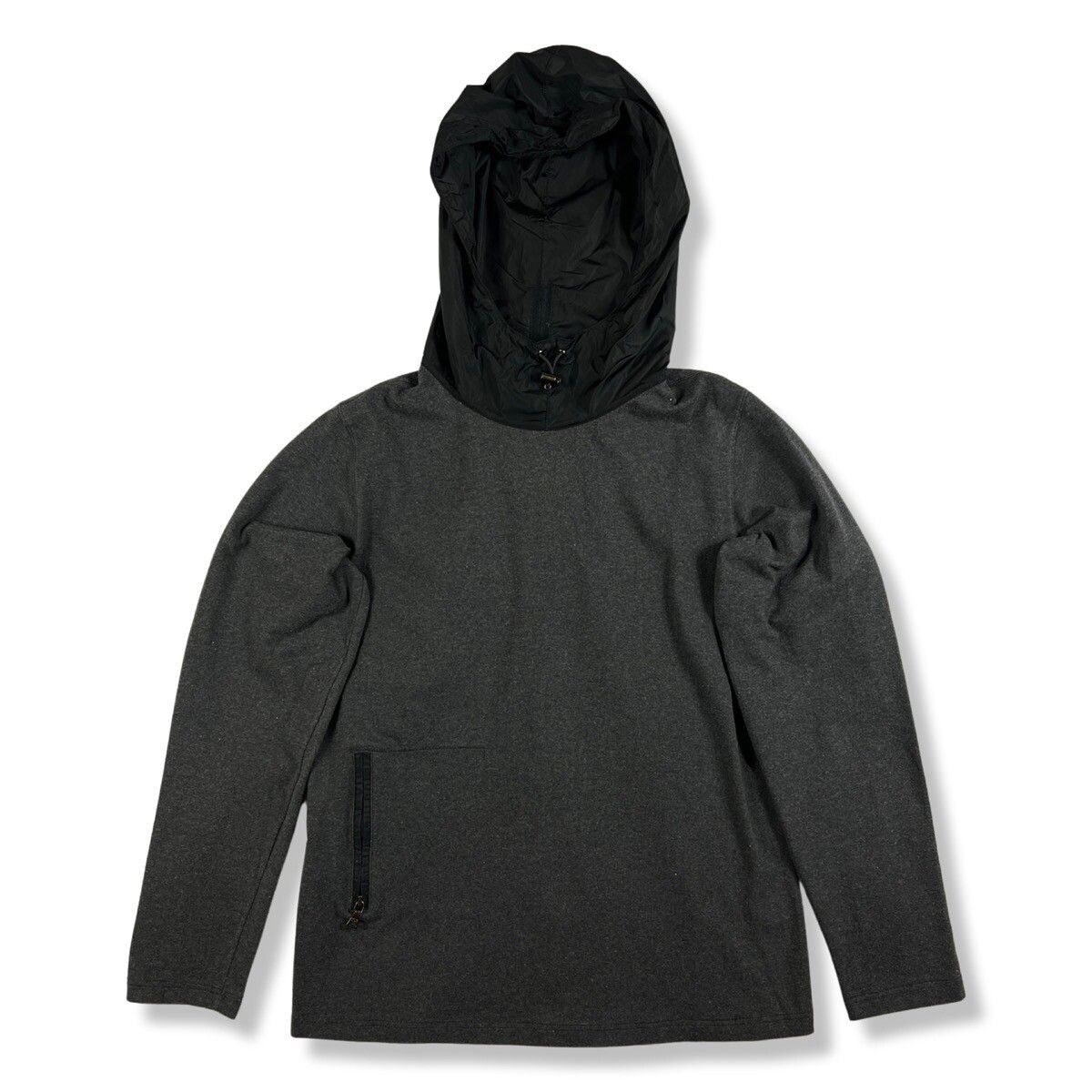 Image of Prada Vintage Hoodie in Grey, Women's (Size Small)