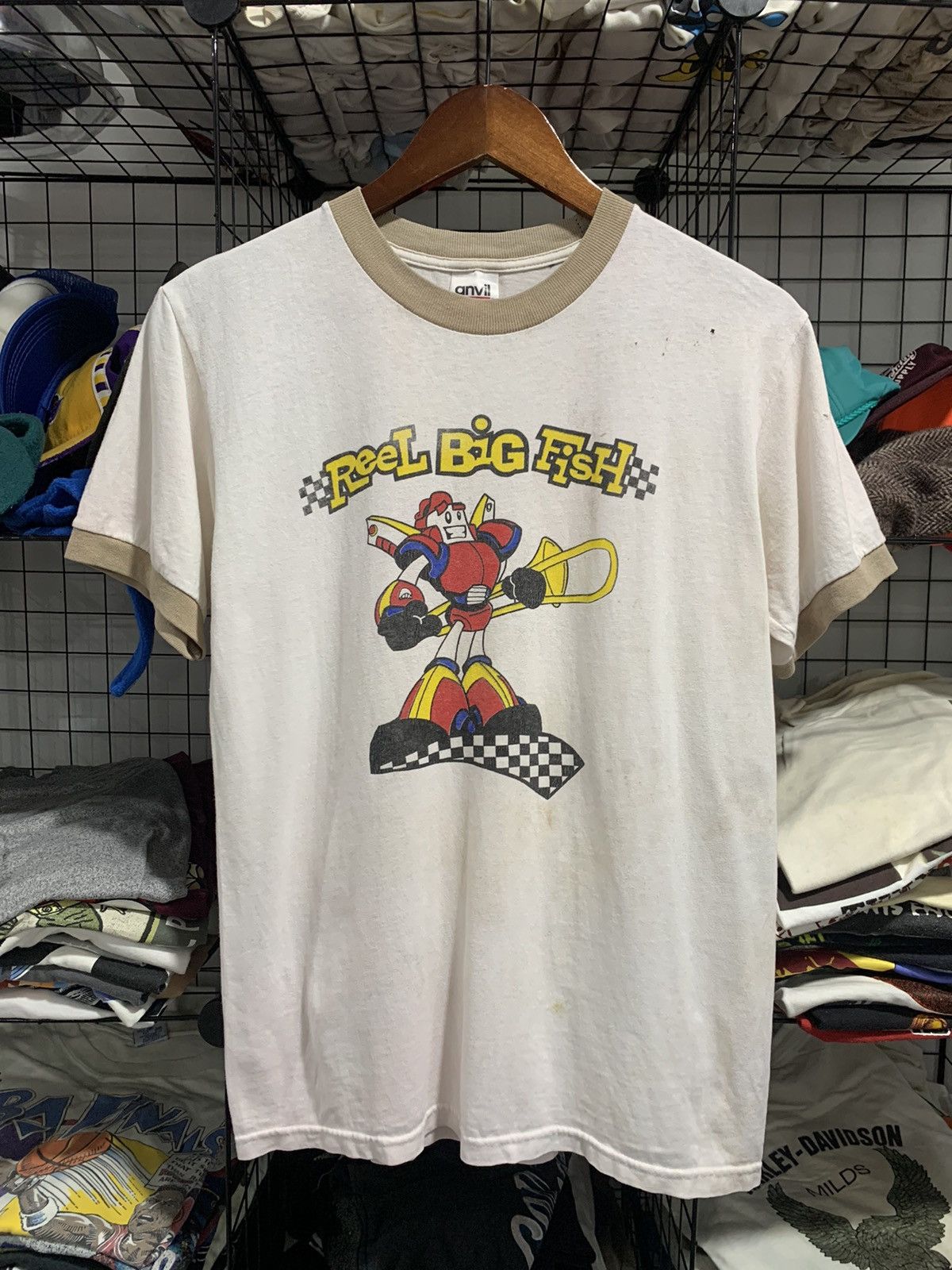 Band Tees × Vintage Vintage Reel Big Fish Tshirt Size US S / EU 44-46 / 1 - 1 Thumbnail