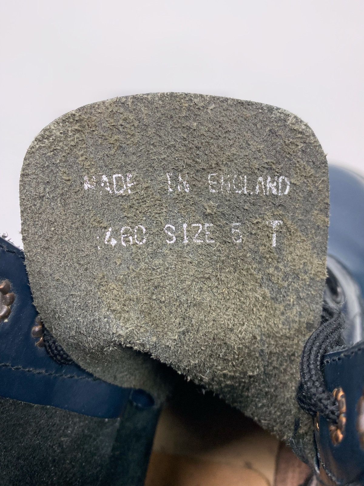 Dr. Martens Dr. Martens 1460 8 Eye Navy Smooth Leather Ankle Boots Size US 7.5 / IT 37.5 - 17 Thumbnail