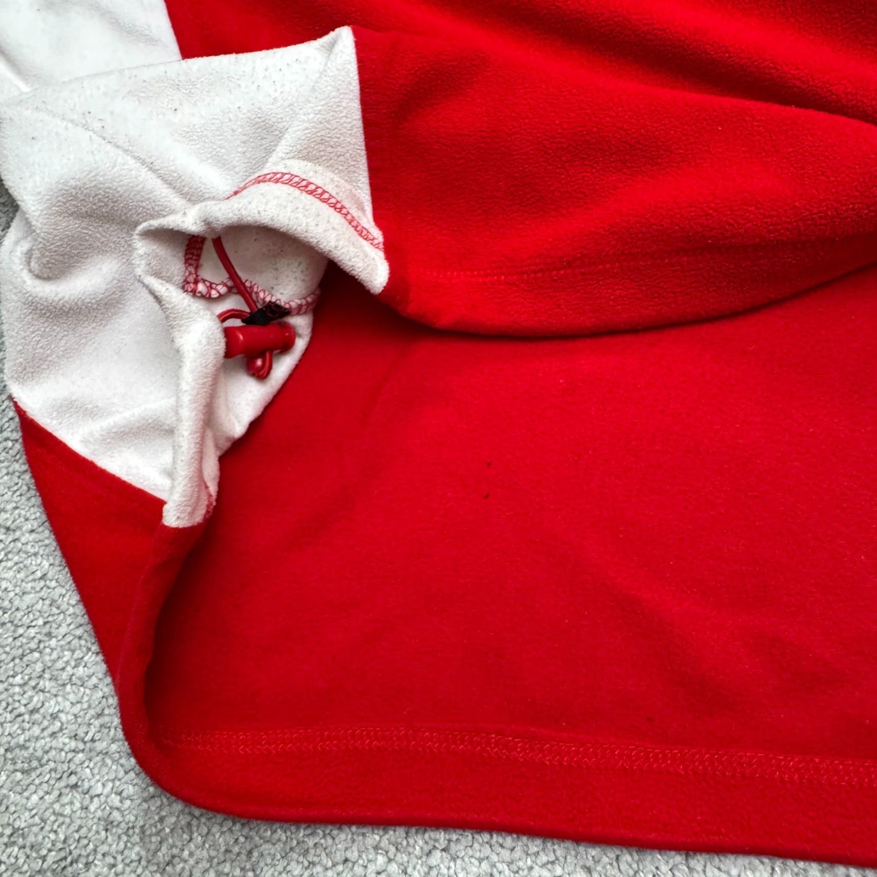 Mizuno Mizuno Vintage Y2K Pullover Sweatshirt Mens Large Red White Fleece Crew Outdoor Shirt Size US L / EU 52-54 / 3 - 2 Thumbnail