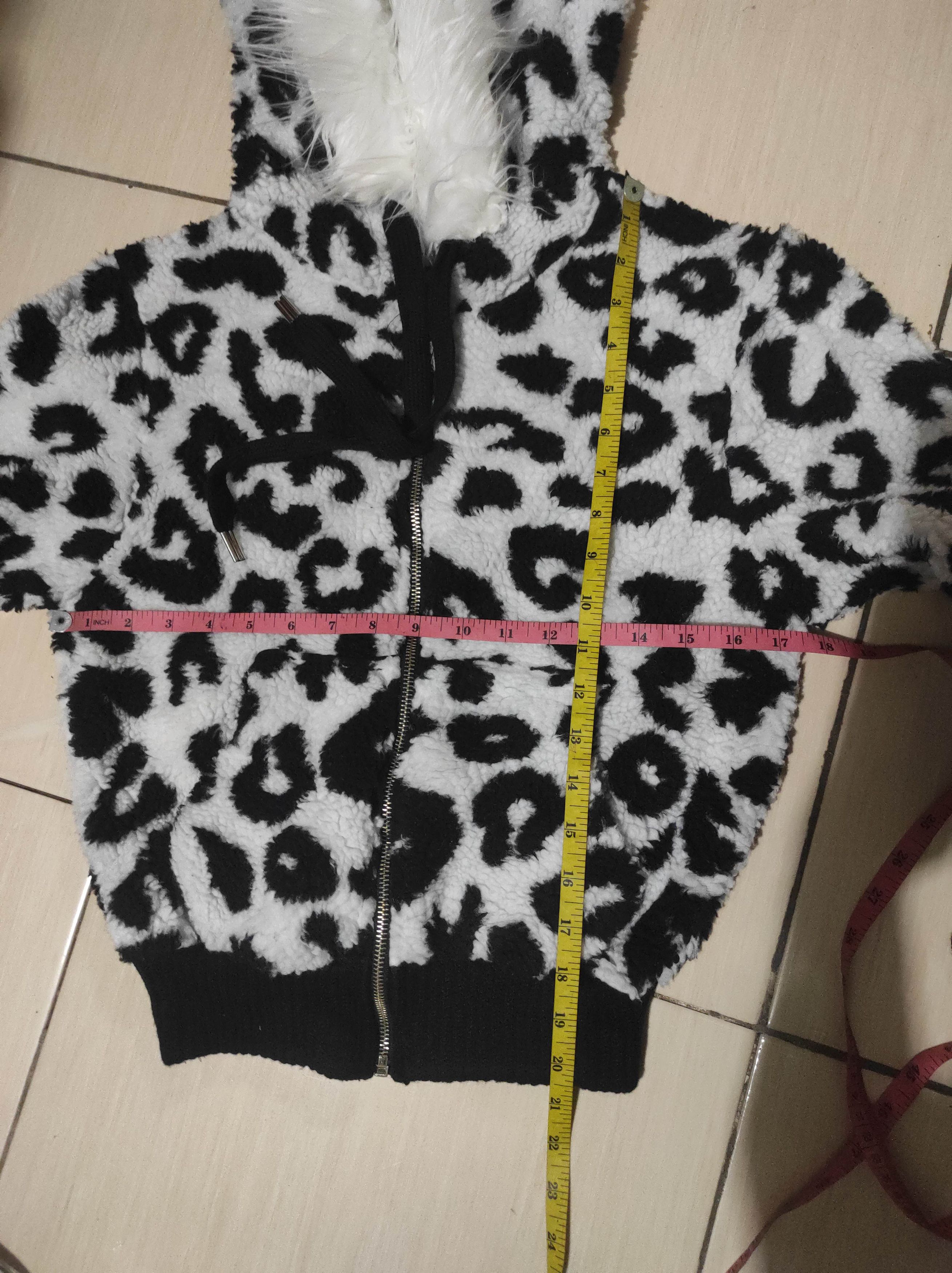 Hysteric Glamour Leopard Sherpa Zip Fur Hoodie IfSixWasNine LGB style Size S / US 4 / IT 40 - 12 Thumbnail