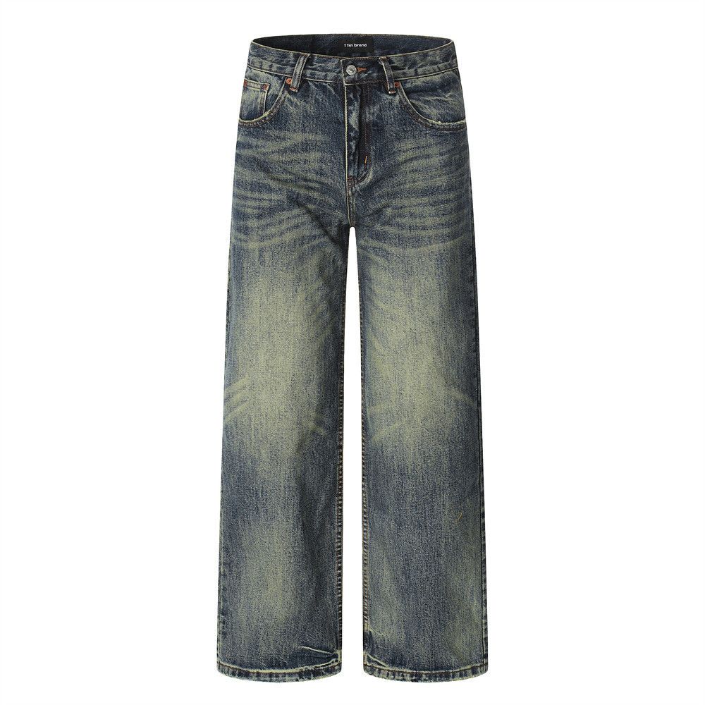 Vintage Retro punk loose distressed casual washed jeans Size US 32 / EU 48 - 1 Thumbnail