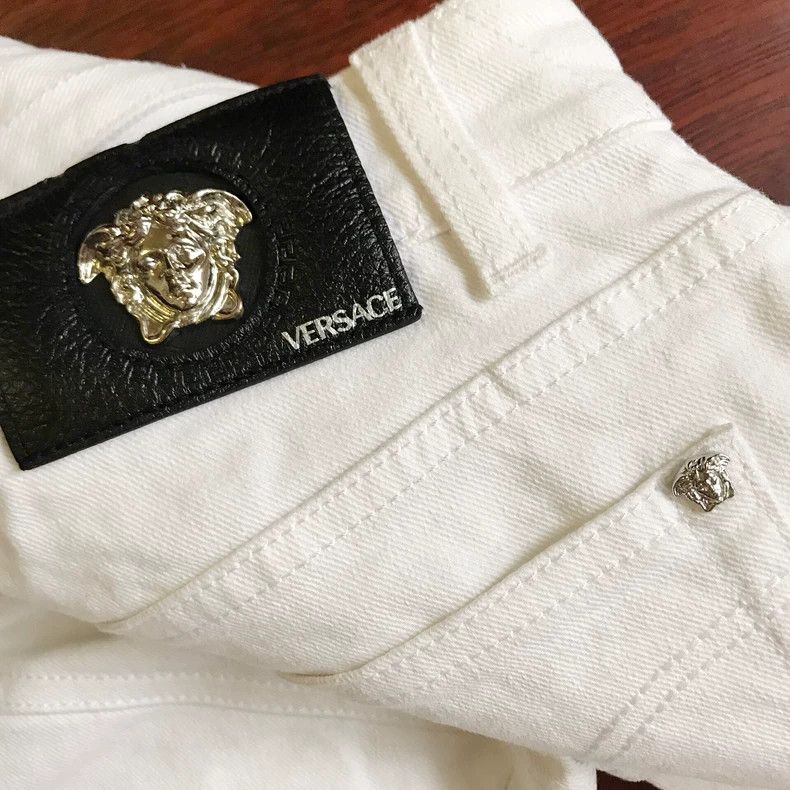 Versace Versace White jeans Size US 32 / EU 48 - 7 Thumbnail