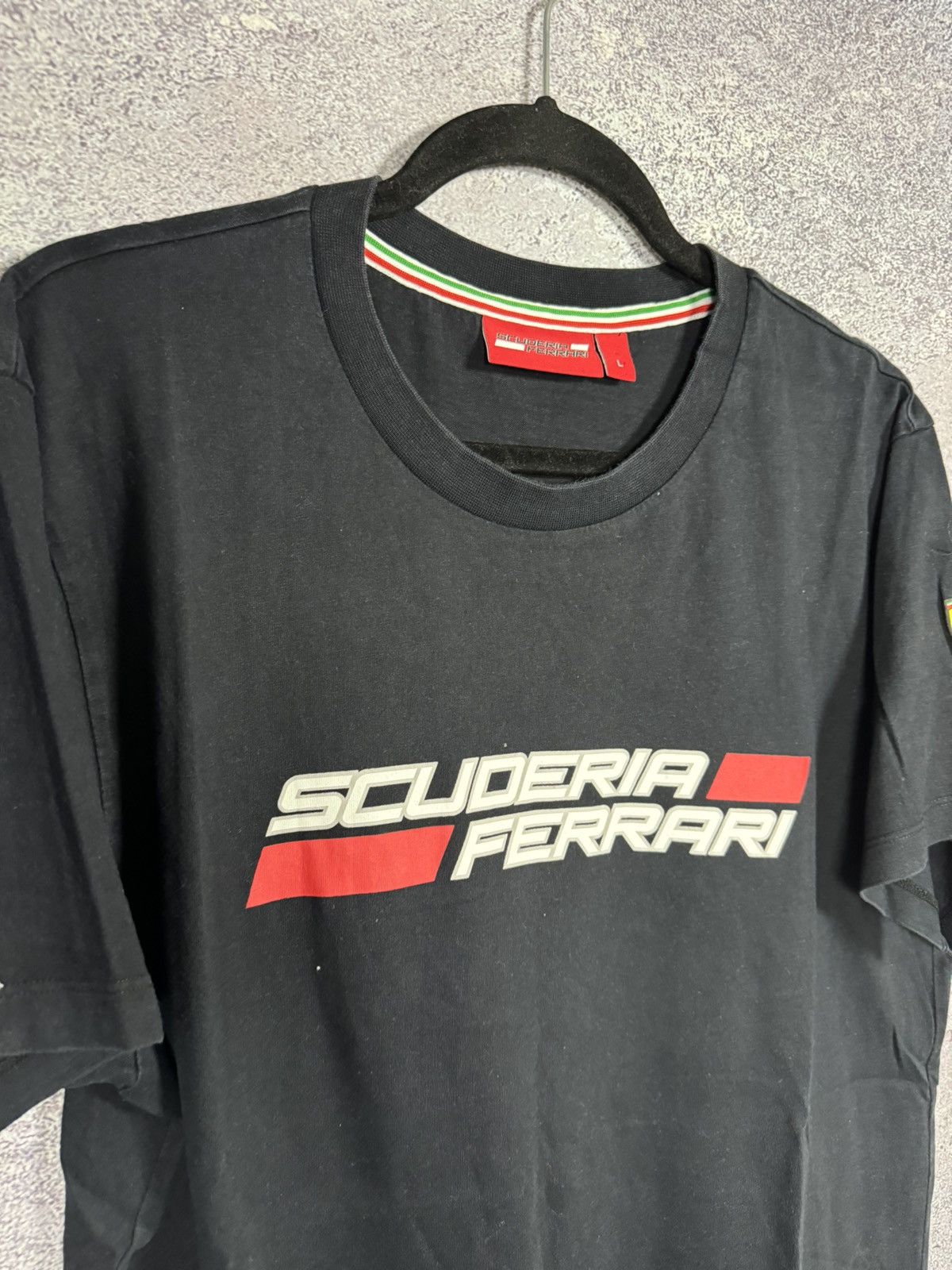 Ferrari × Formula 1 × Vintage Vintage Ferrari Scuderia Black T Shirt Racing F-1 L size Size US L / EU 52-54 / 3 - 6 Thumbnail