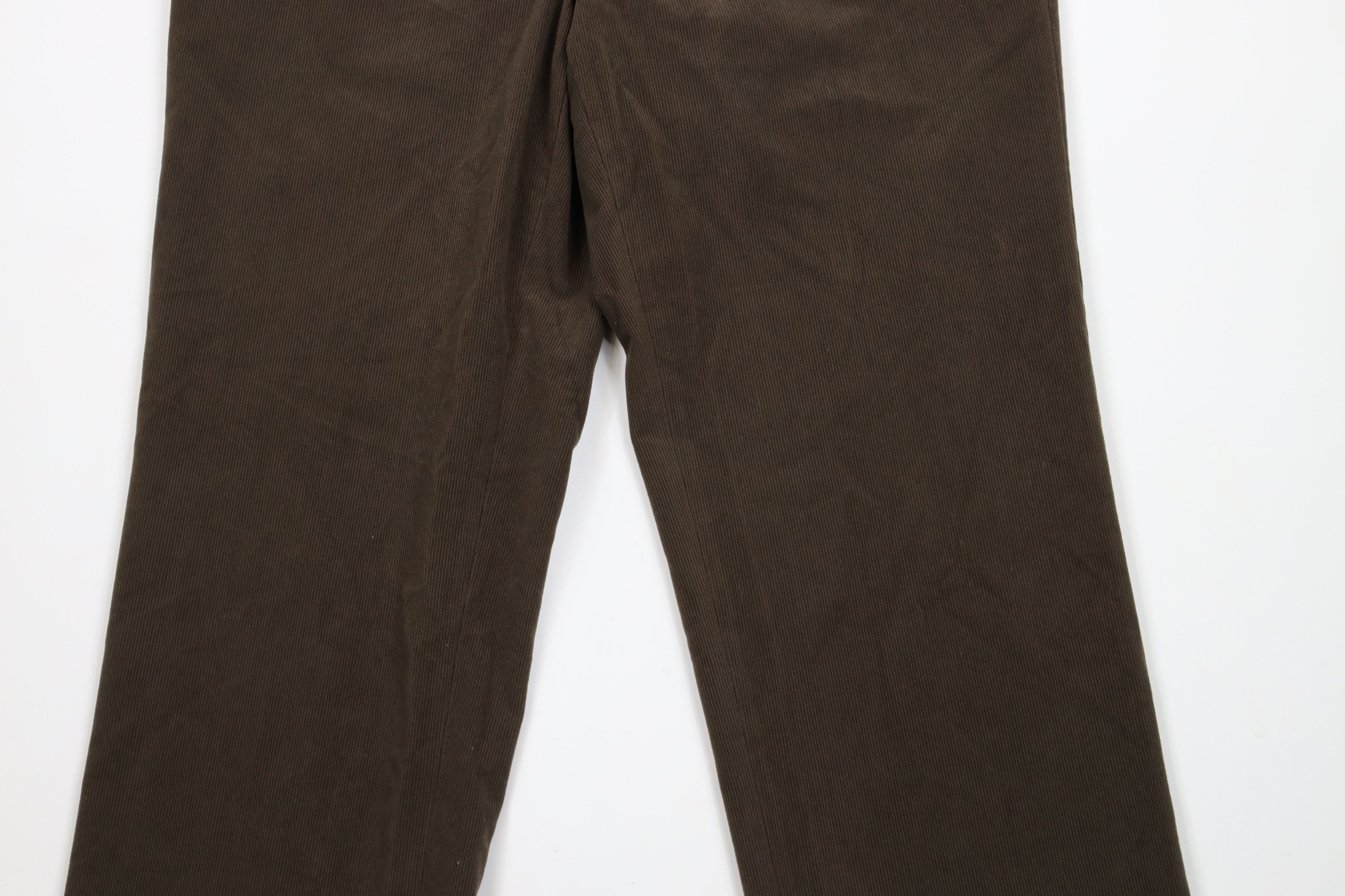 Vintage Vintage 90s Streetwear Corduroy Wide Leg Chino Pants Brown Size US 36 / EU 52 - 3 Thumbnail