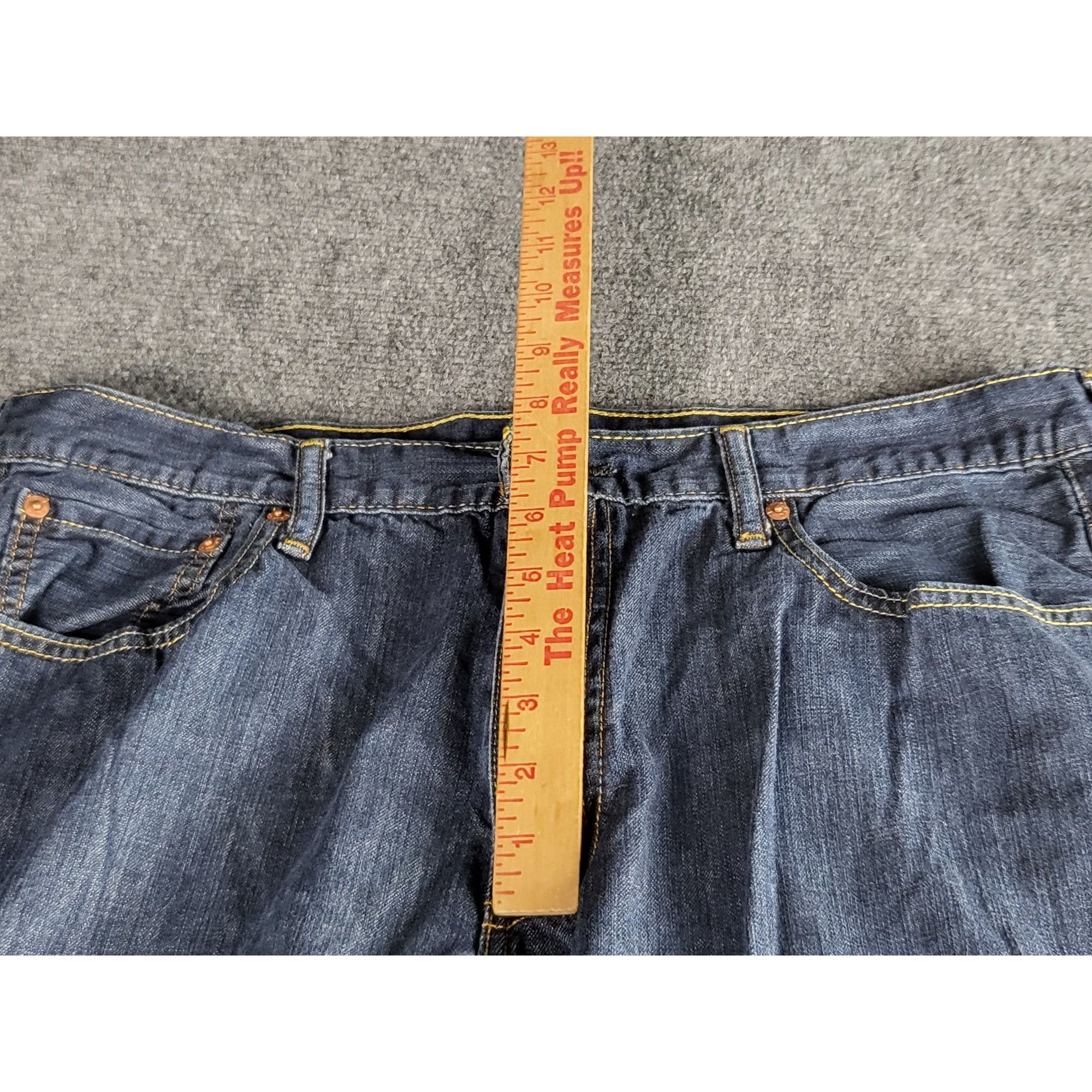 Levi's Levi's 569 Jeans Men Sz 36X32 Blue Denim Straight Leg Dark W Size US 36 / EU 52 - 7 Thumbnail