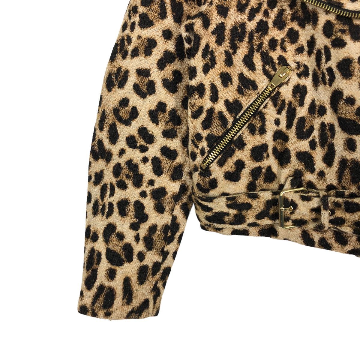 Hysteric Glamour 🔥Double Breast Biker Jacket Leopard Dot Design Zara Japan Size US M / EU 48-50 / 2 - 3 Thumbnail