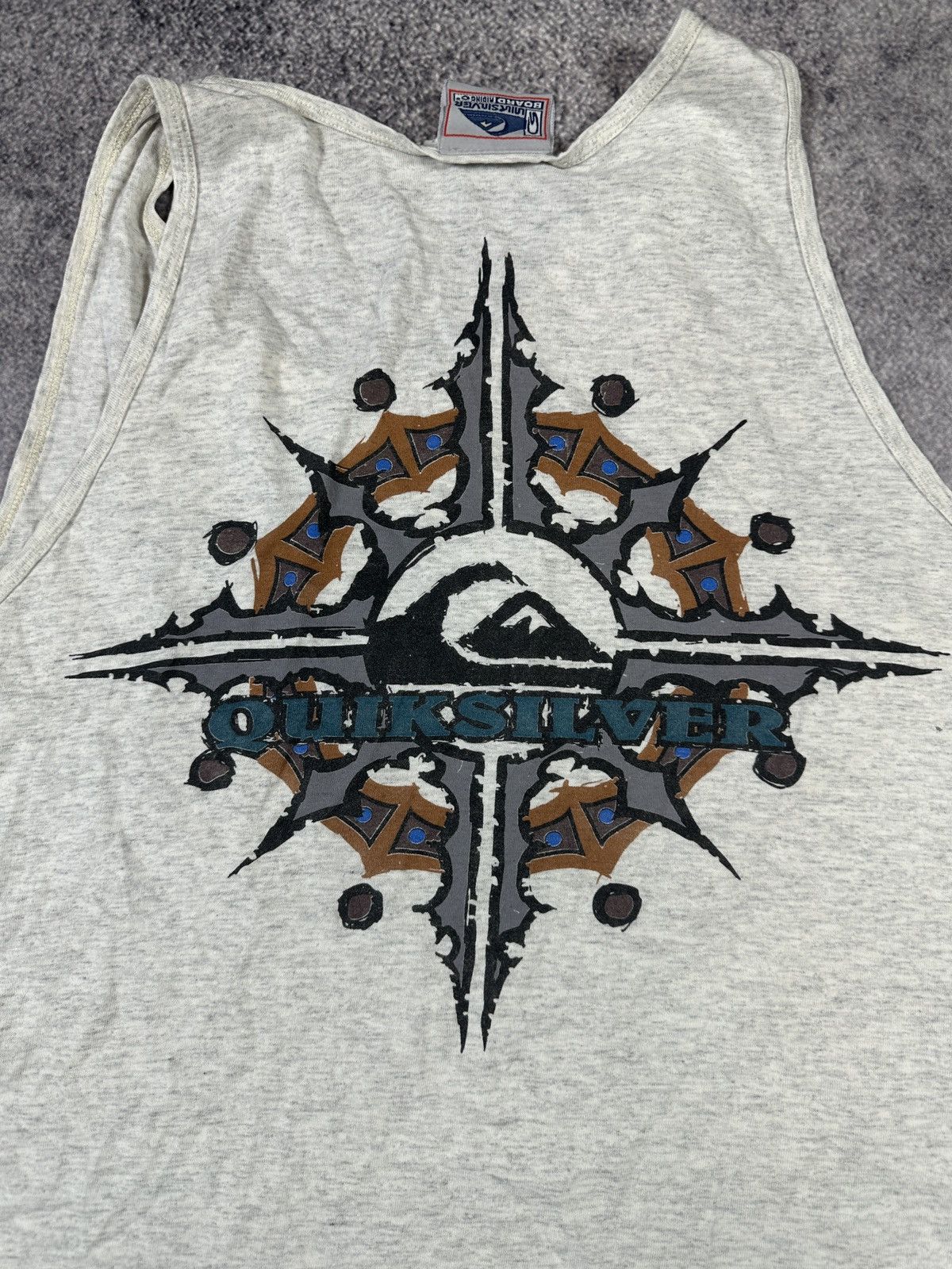 Quiksilver Vintage Quiksilver Logo Tank Top Streetwear Rare Casual USA Size US M / EU 48-50 / 2 - 2 Thumbnail