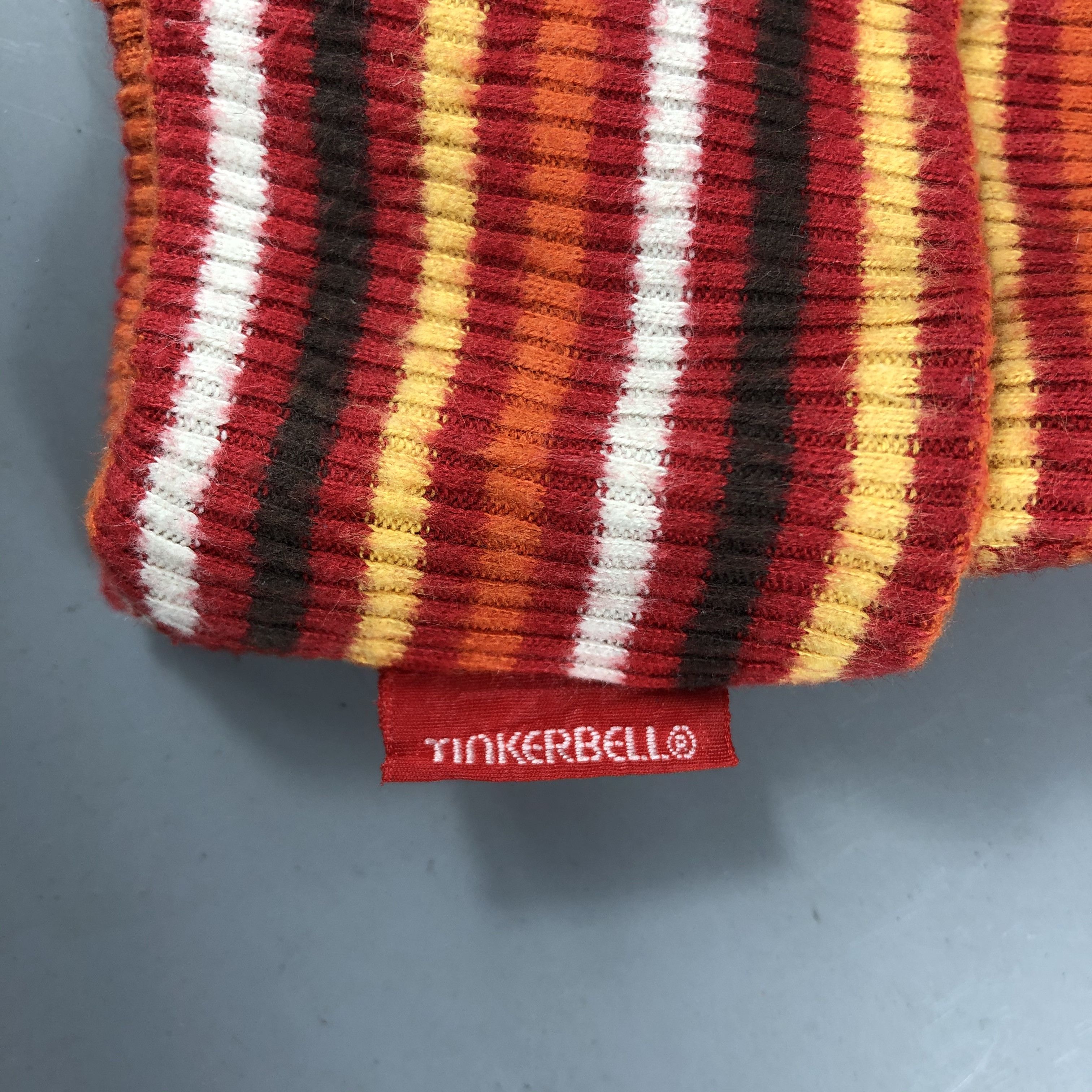 Japanese Brand Tinkerbell Stripe Beanie Size ONE SIZE - 5 Thumbnail