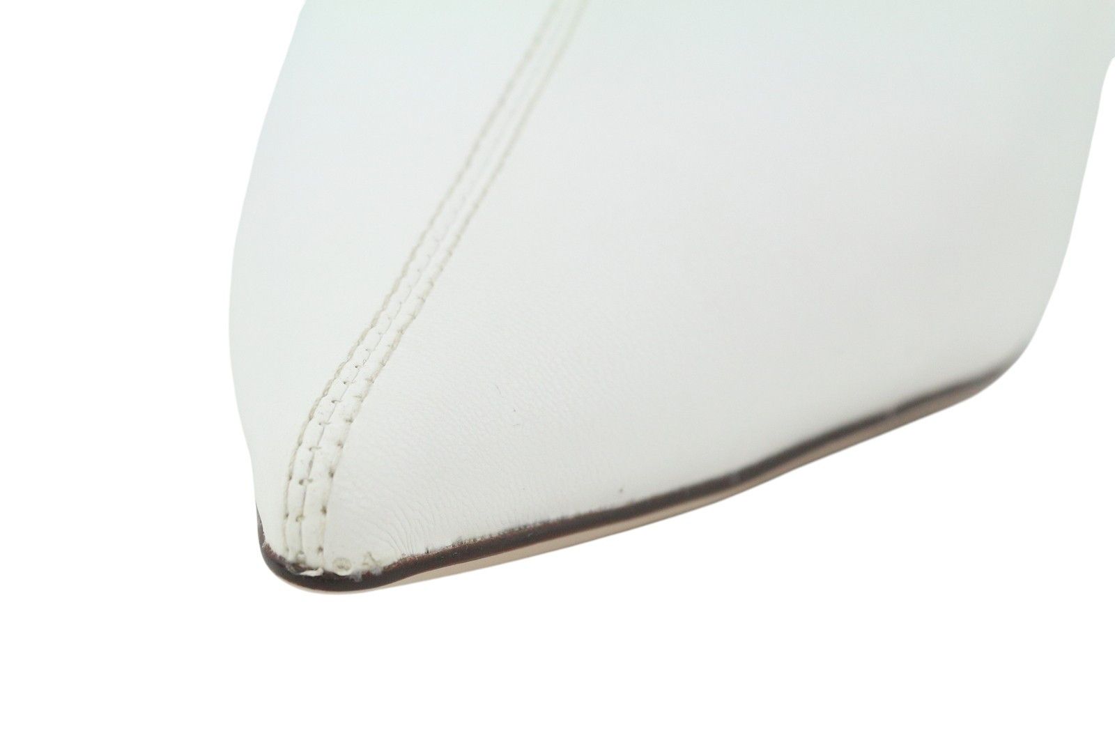 Other LOLA CRUZ NAF EU38 White Eco Leather Pointed Toe 87541 Size US 7 / IT 37 - 10 Thumbnail
