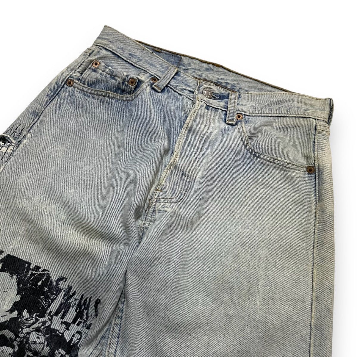If Six Was Nine ORIGINAL LEVIS 501 USA X SEX PISTOL RARE COLLECTION (28×39) Size US 28 / EU 44 - 3 Thumbnail