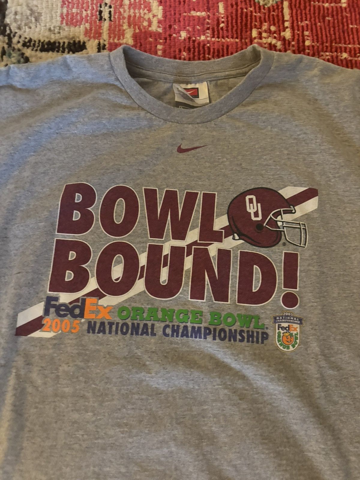 Nike × Vintage Vintage Oklahoma Sooners Football 2005 National Championship Size US L / EU 52-54 / 3 - 2 Thumbnail