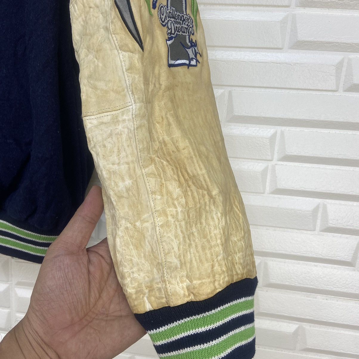 Japanese Brand Team Kawasaki Racing Spirit Challenge Dream Varsity Jacket Size US M / EU 48-50 / 2 - 20 Thumbnail