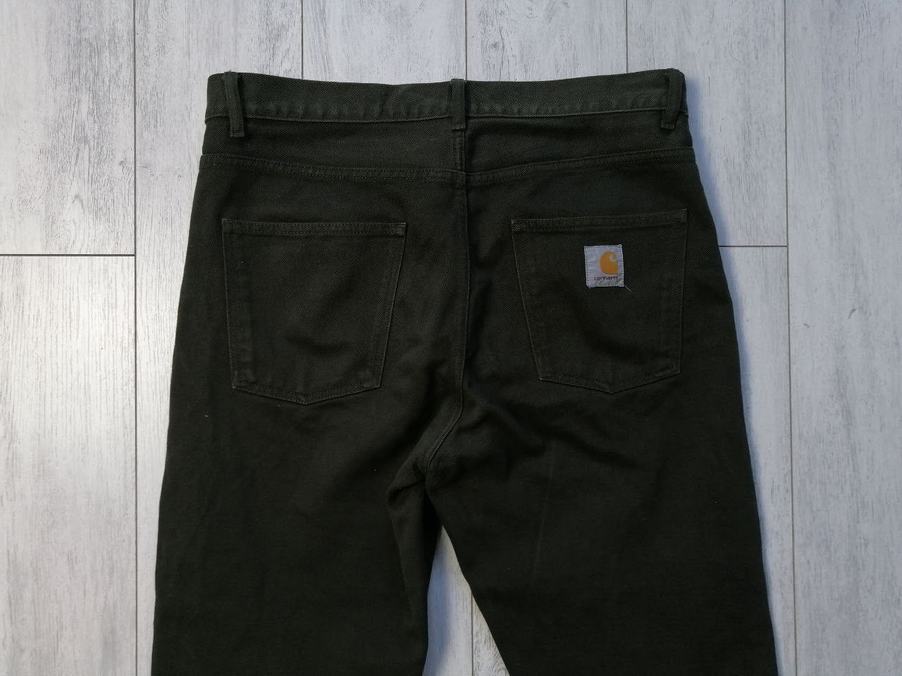 Carhartt × Vintage Vintage Dark Green Carhartt Newel Denim Pants Size US 32 / EU 48 - 2 Thumbnail