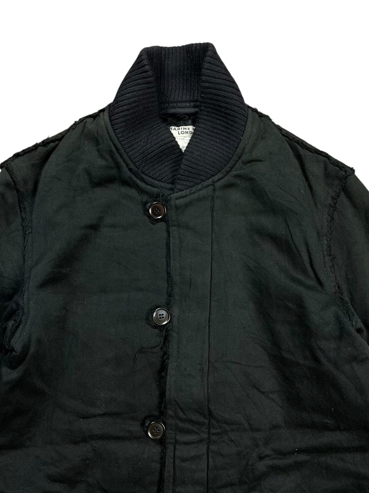14th Addiction 1990s Katharine Hamnett - Raw Fringe Jacket Size US M / EU 48-50 / 2 - 4 Thumbnail