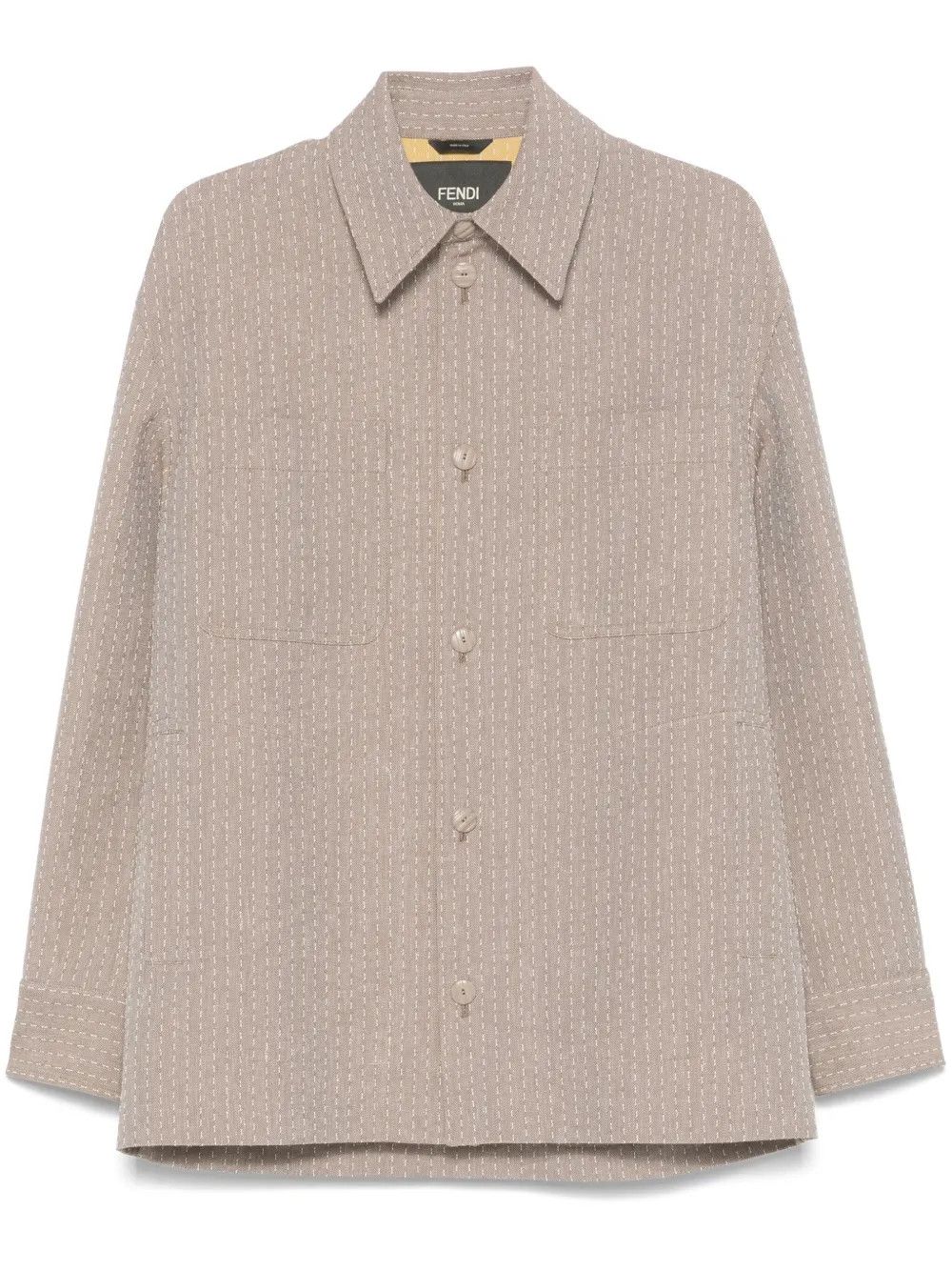 Fendi o1B3y1r0526 Jacket in Beige Size US S / EU 44-46 / 1 - 1 Thumbnail