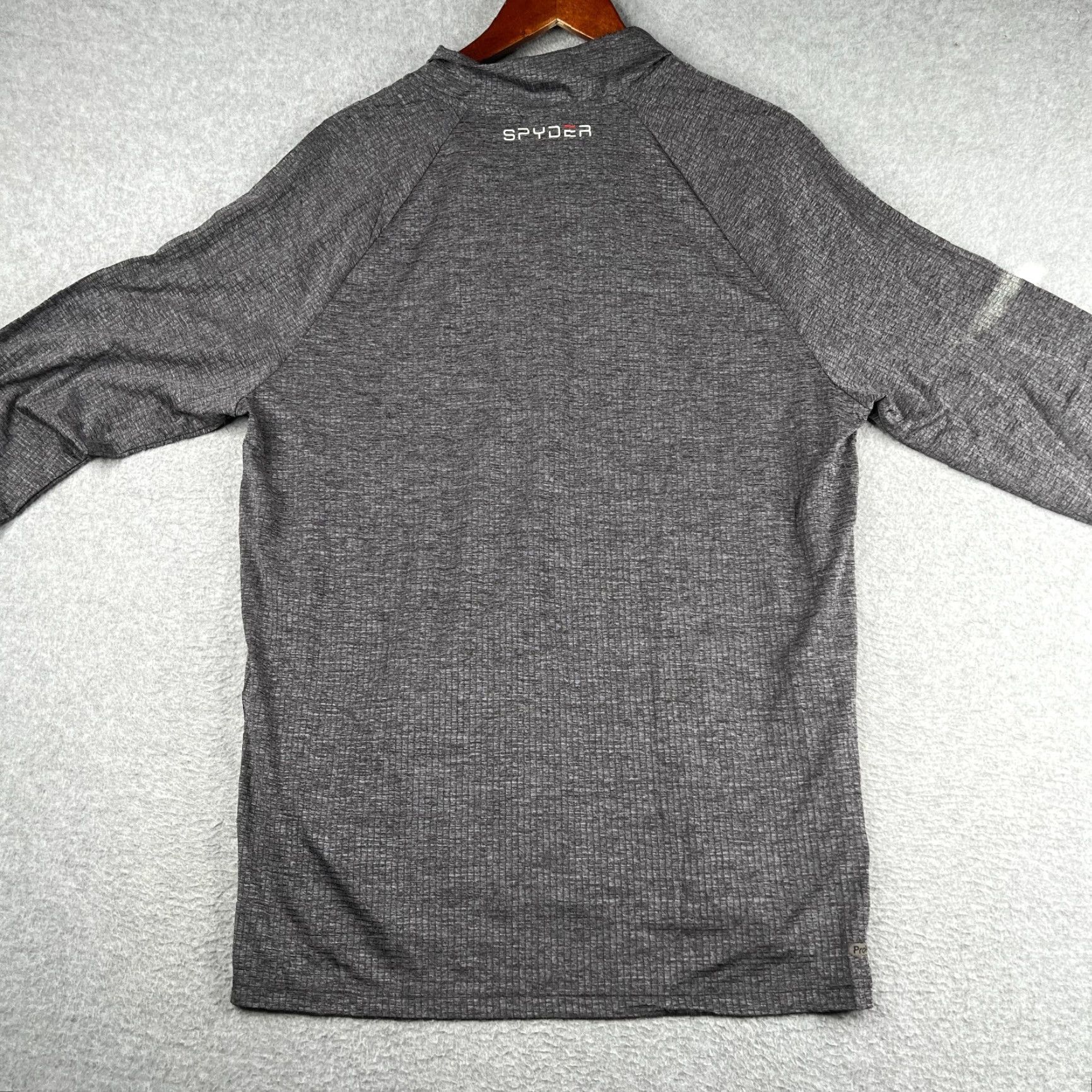 Spyder Spyder Active Long Sleeve Gym 1/2 Zip Large Gray Heather Polyester Stretch Men's Size US L / EU 52-54 / 3 - 7 Thumbnail