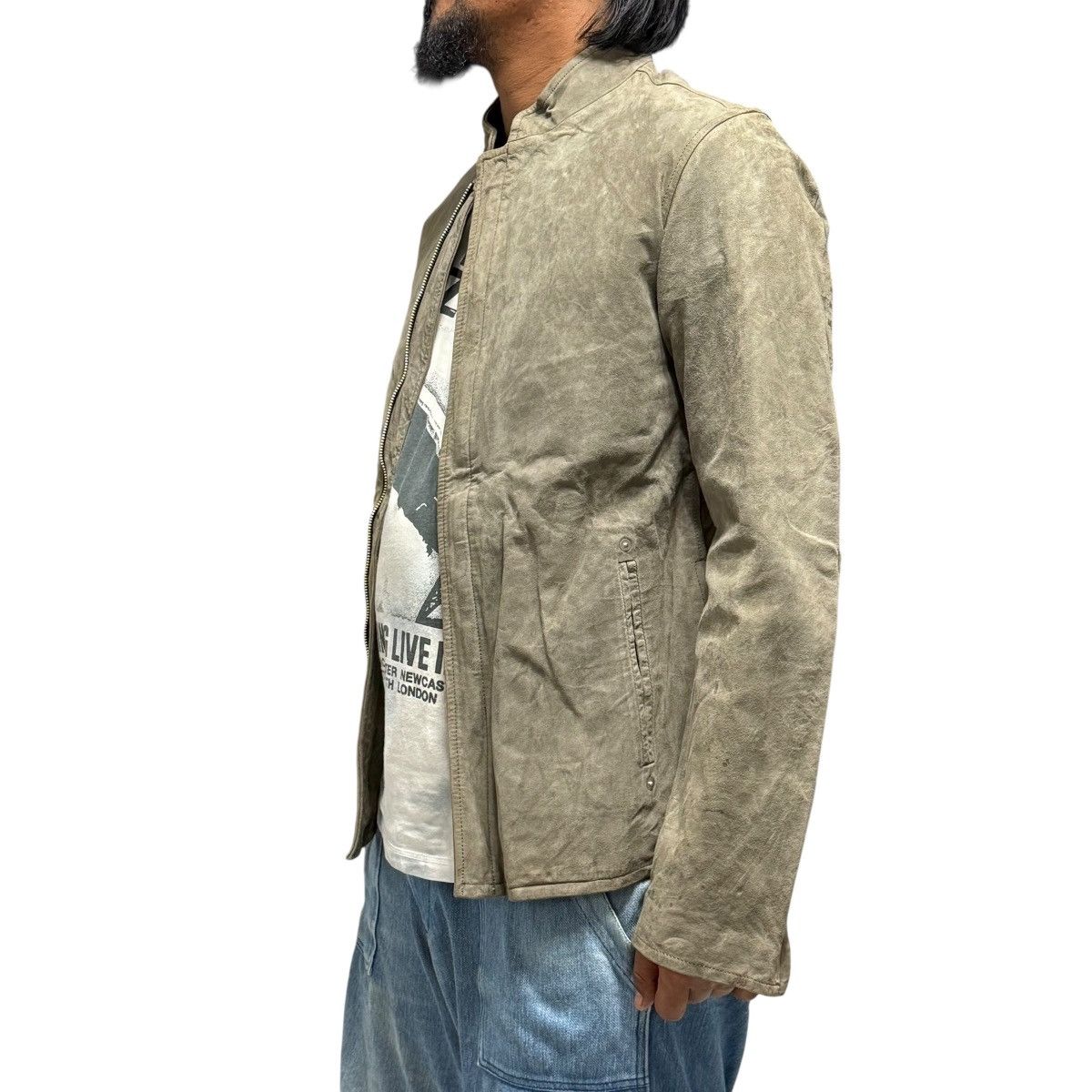 Y's for Men Vtg Yohji Yamamoto Y’s For Men Suede Kangaroo Leather Jacket Size US S / EU 44-46 / 1 - 3 Thumbnail
