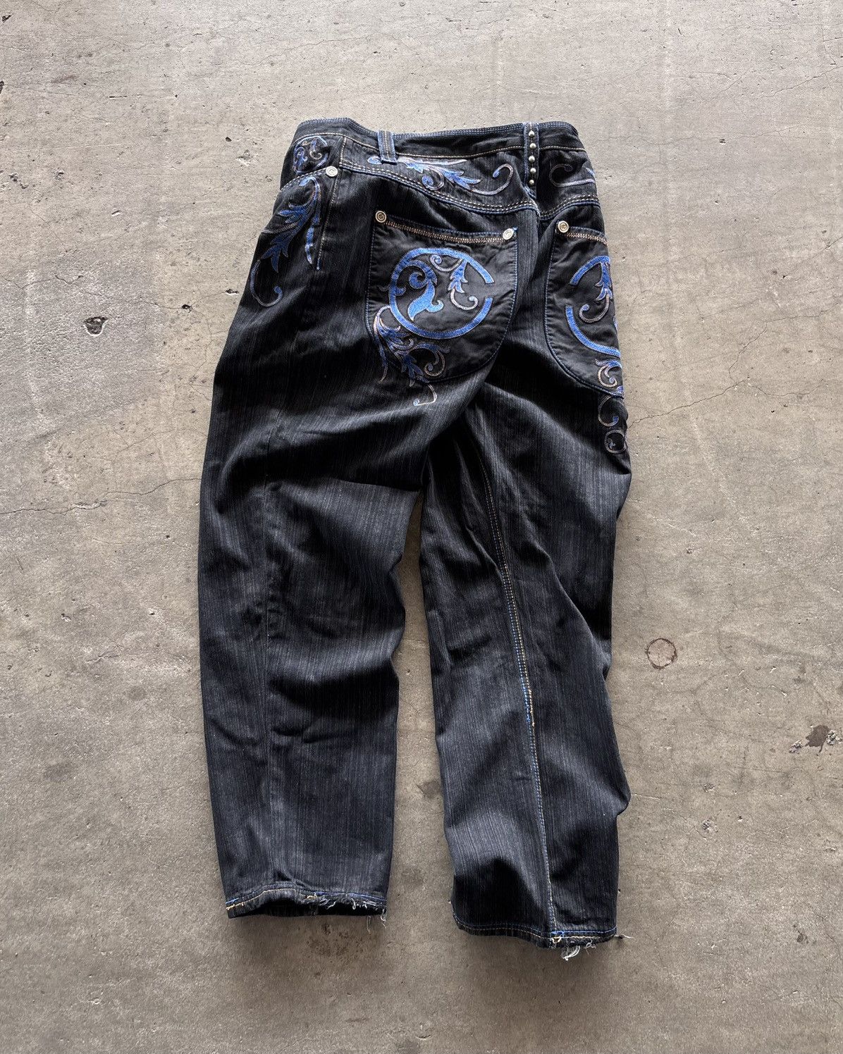 Coogi × Supreme Supreme Coogi Baggy Jeans Black | Grailed