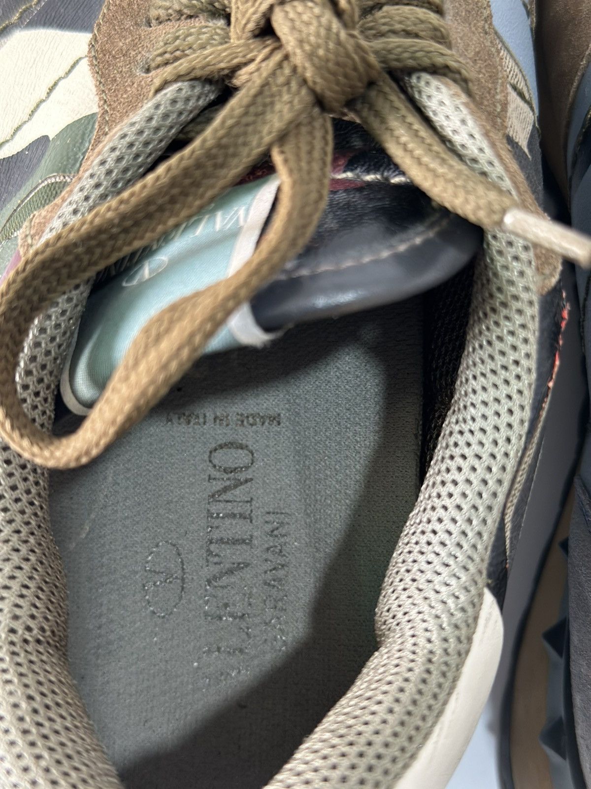 Valentino VALENTINO GARAVANI MULTI CAMOUFLAGE ROCKRUNNER TRAINER Size US 9.5 / EU 42-43 - 5 Thumbnail