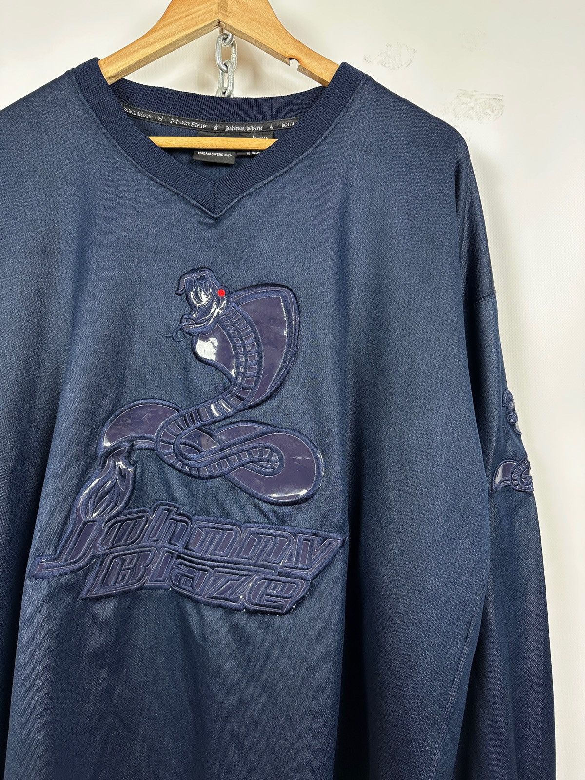 Vintage Vintage Johnny Blaze King Cobra Snake Sweatshirt Jersey Size US L / EU 52-54 / 3 - 5 Thumbnail