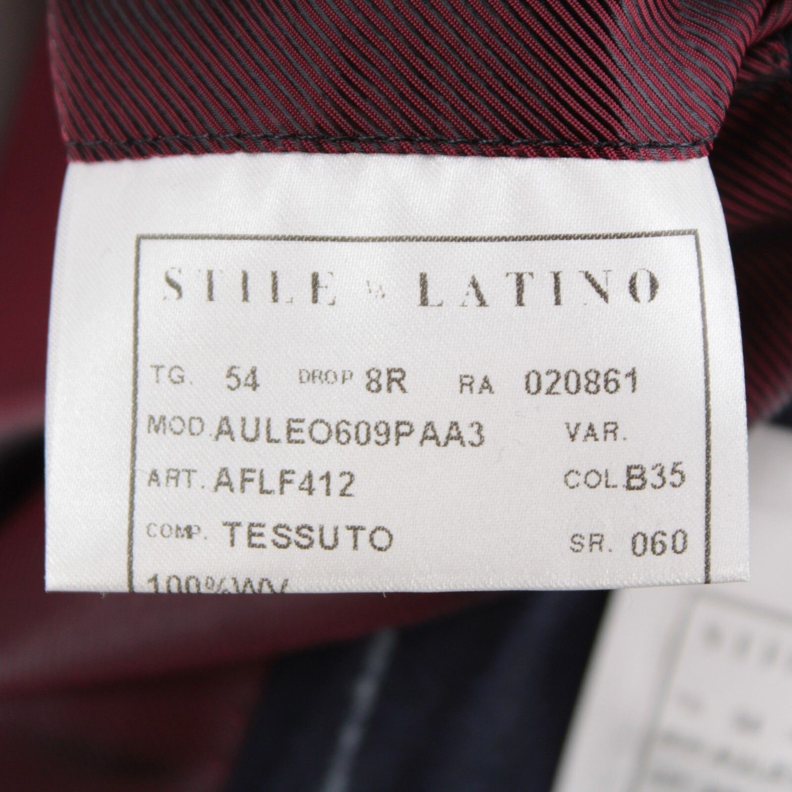 Other Stile Latino Suit Size US 44 Regular in Blue Size 44R - 9 Thumbnail