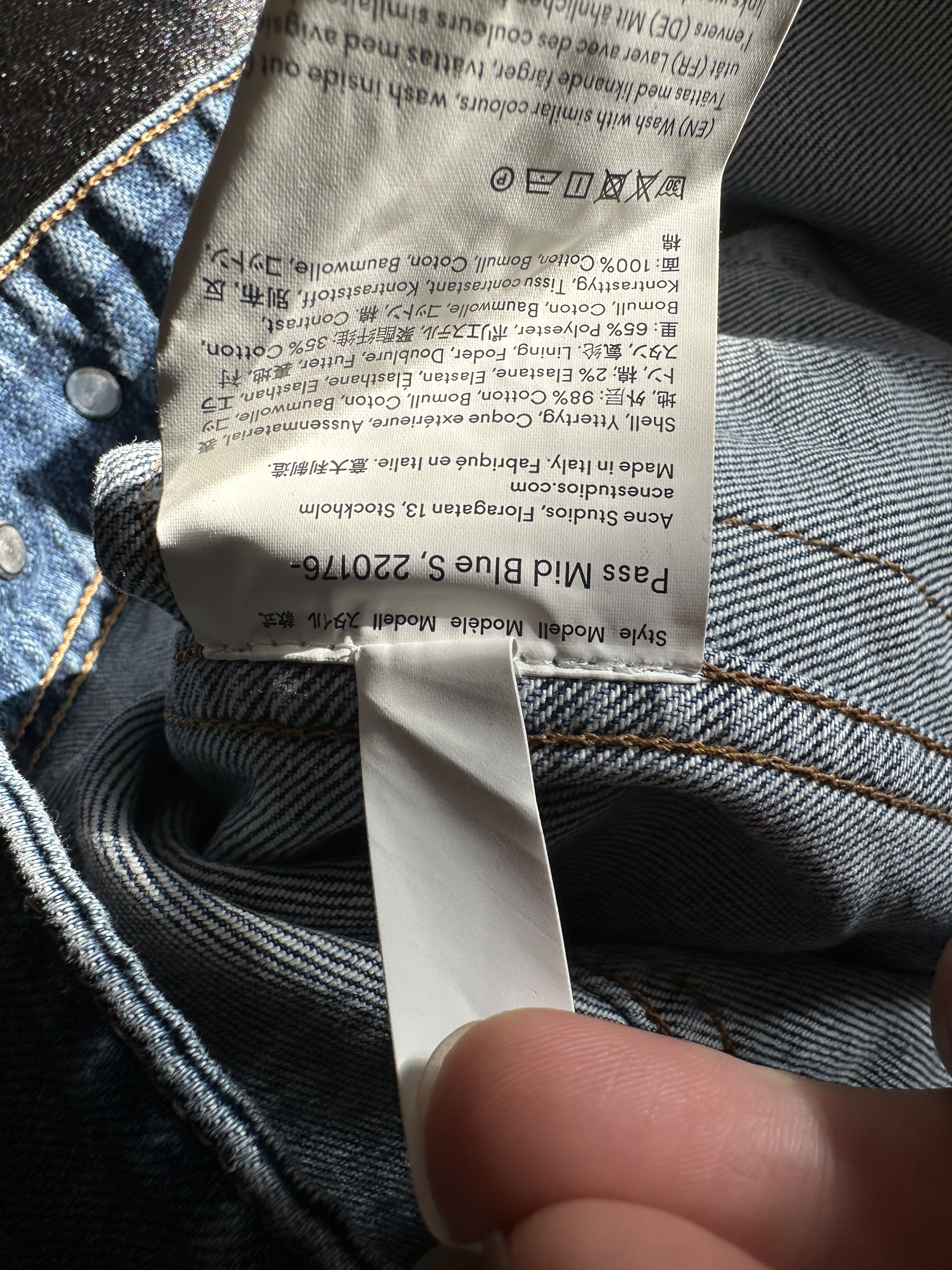 Acne Studios Acne Studios Bla Konst Denim Jacket Size US S / EU 44-46 / 1 - 6 Thumbnail