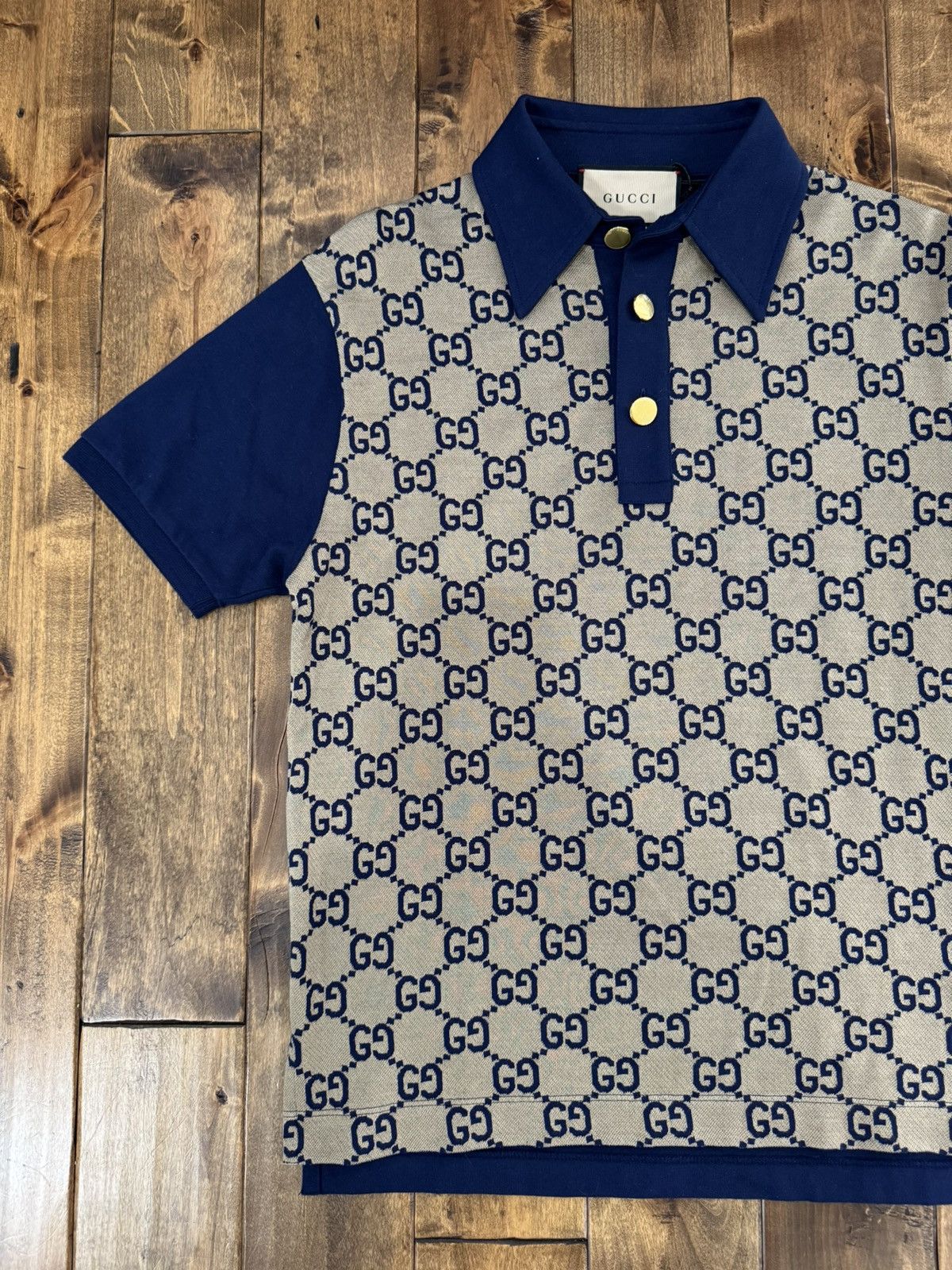 Gucci GG STRETCH COTTON POLO Size US XS / EU 42 / 0 - 3 Thumbnail