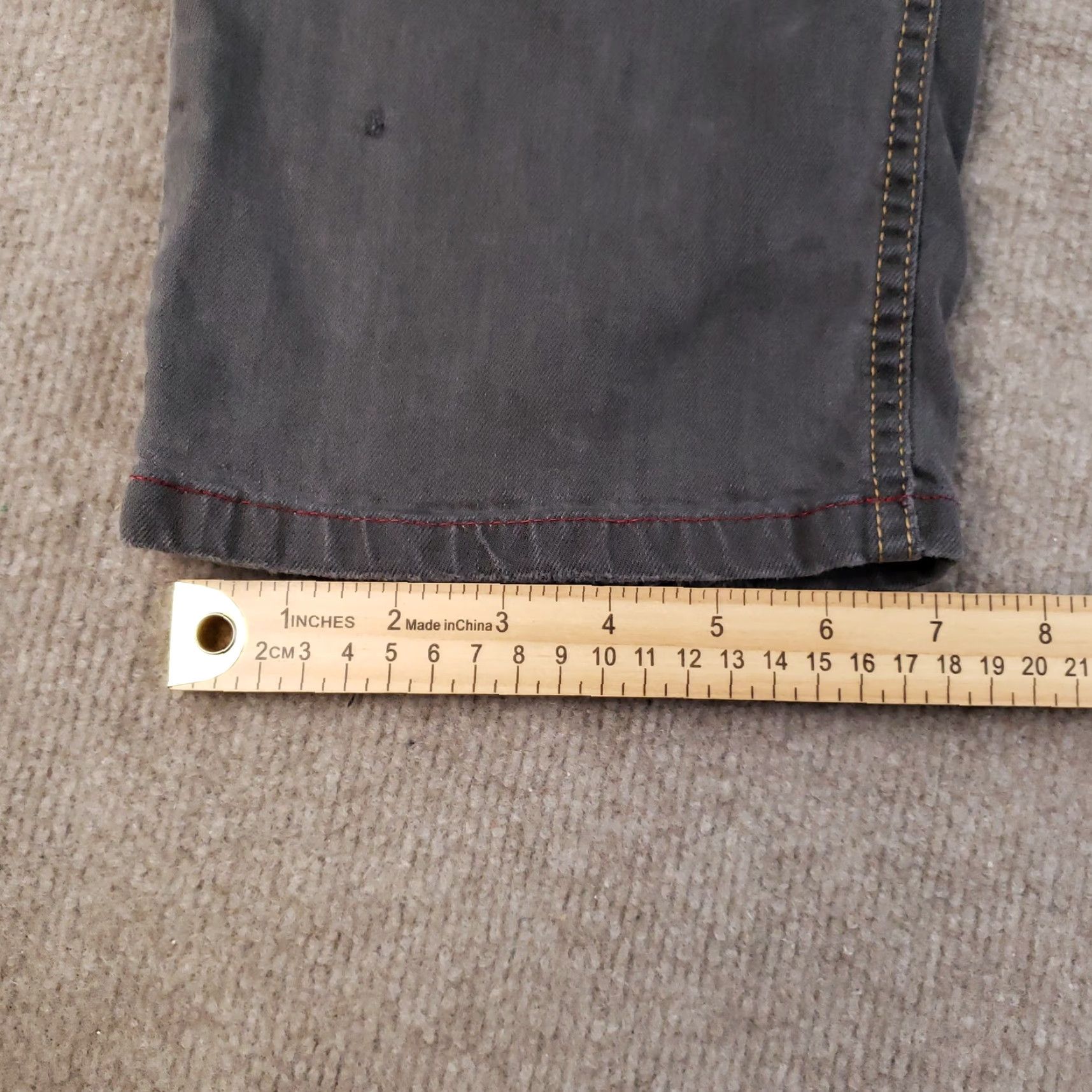 Tommy Bahama VINTAGE? No. Tommy Bahama Sand Drifter Jeans Mens 38x32 Gray Distressed Straight Pants Size US 38 / EU 54 - 4 Thumbnail