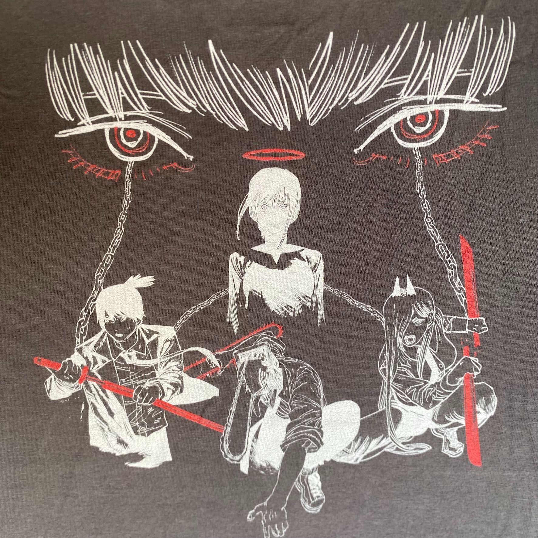 Japanese Brand Vintage Y2K Chainsaw Man Shirt Japan Anime Gun Devil Tee Size US M / EU 48-50 / 2 - 3 Thumbnail