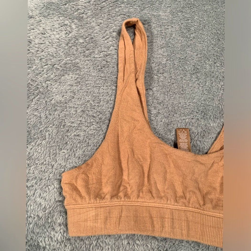 SKIMS Skims Tan Bra Bralette M Beige Women Bralette Medium Size ONE SIZE - 2 Thumbnail