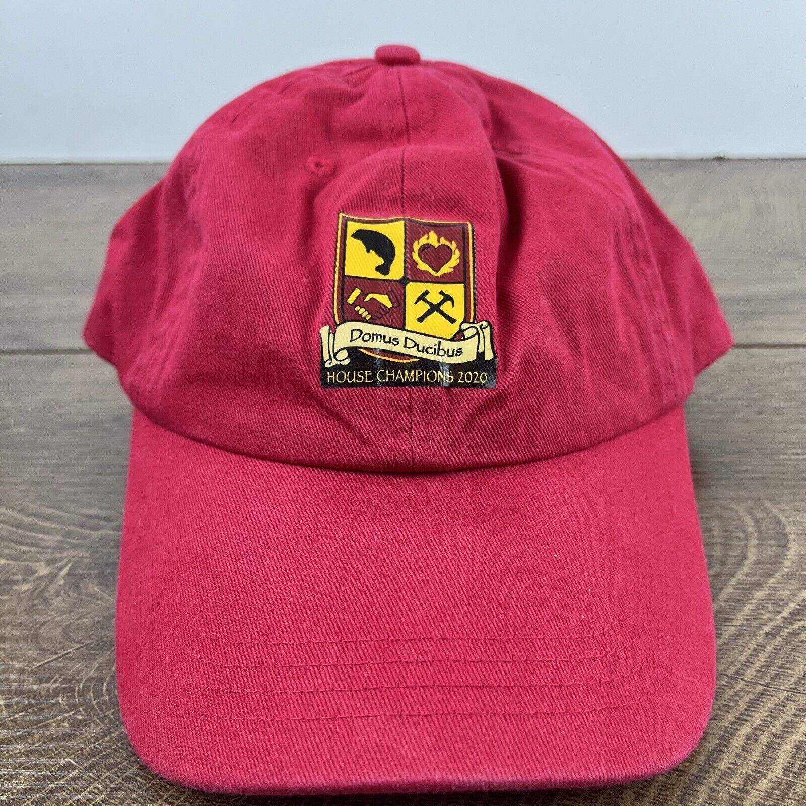 Other Domus Ducibus House Champions 2020 Hat Red Cap Adjustable Ha Size ONE SIZE - 3 Thumbnail