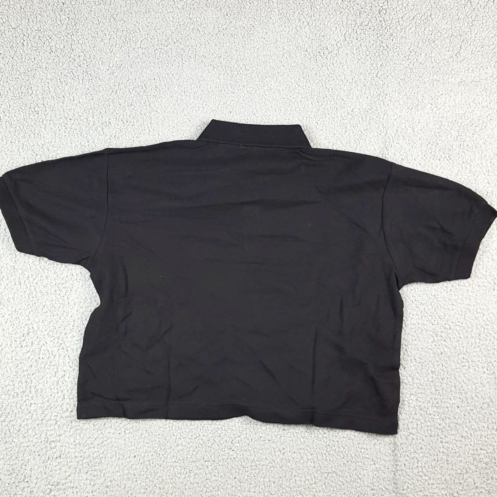 Vintage Vintage Tee Wear Cropped Polo Shirt Women Large Black 90s Preppy Tennis Golf Sports Size L / US 10 / IT 46 - 3 Thumbnail