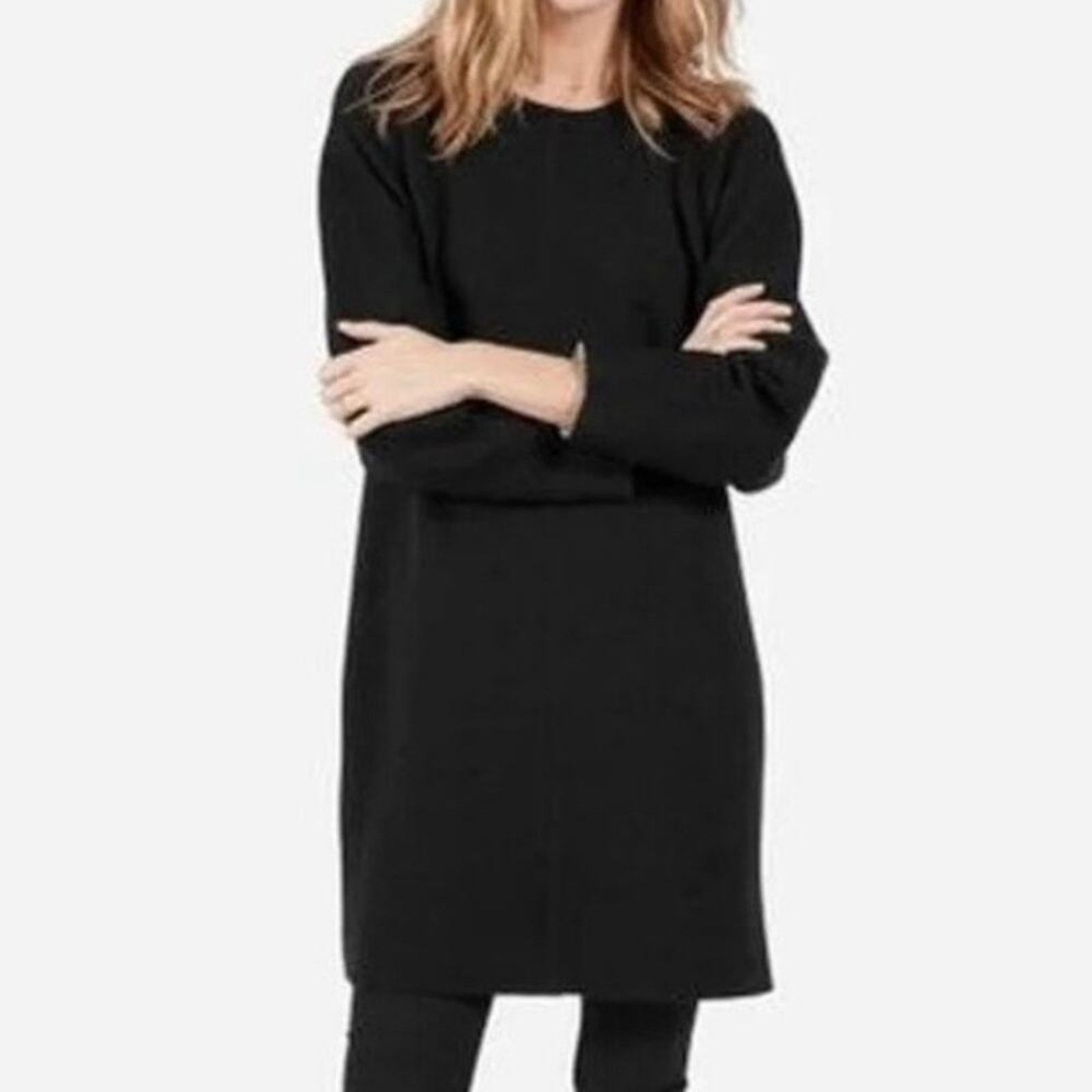 Everlane Everlane Thick Scuba Knit Relaxed Fit Sweater Tunic Size XS Size XS / US 0-2 / IT 36-38 - 1 Thumbnail