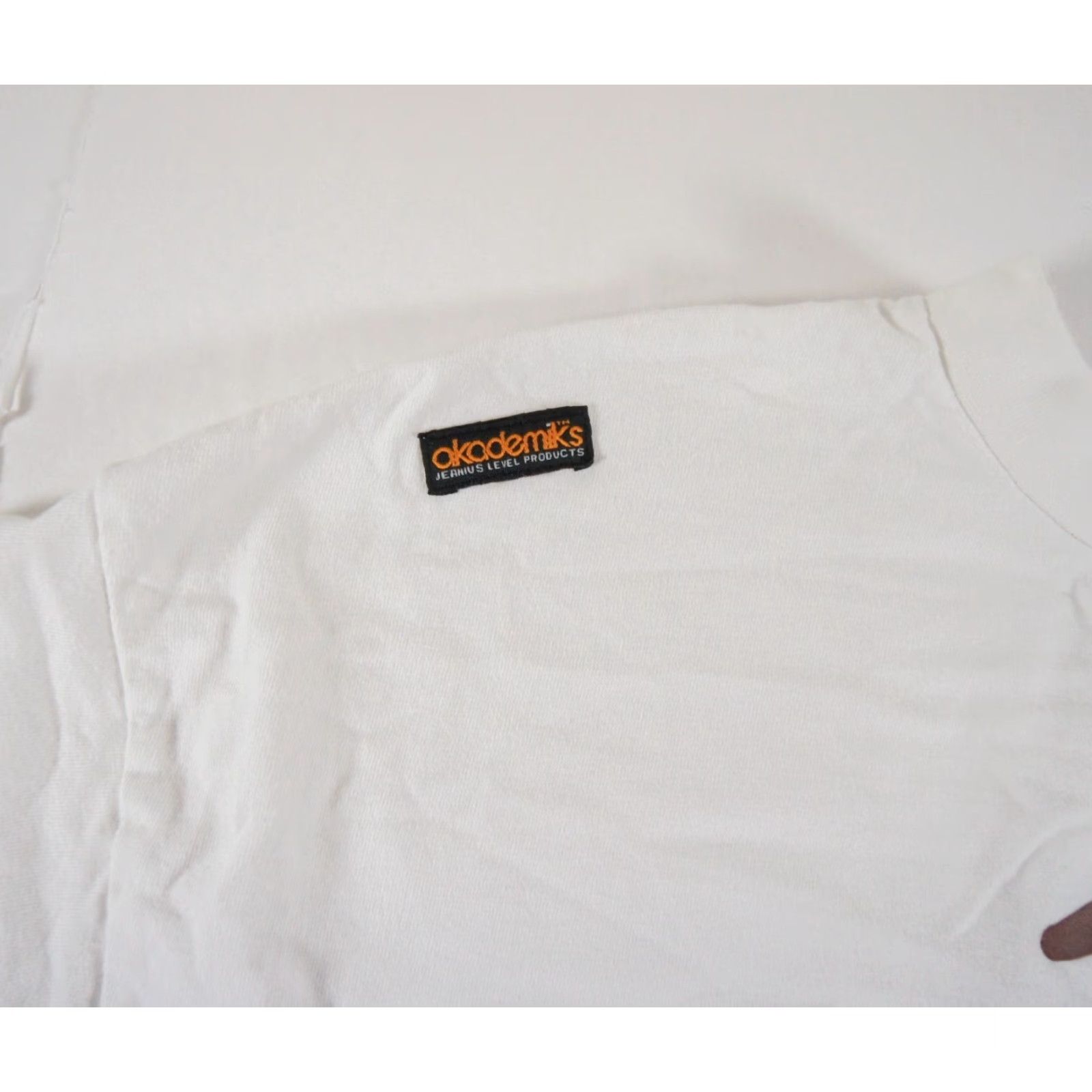 Akademiks Akademiks Men's Short Sleeve T-Shirt Medium White Crewneck Graphic Tee Streetwear Y2K Size US M / EU 48-50 / 2 - 3 Thumbnail