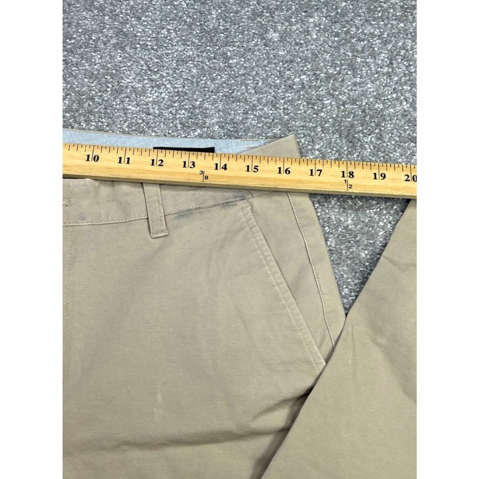 Bonobos Bonobos Chino Pants Mens 32 Beige Cotton Stretch Slim Fit Mid Rise Straight Leg Pants Size US 32 / EU 48 - 3 Thumbnail
