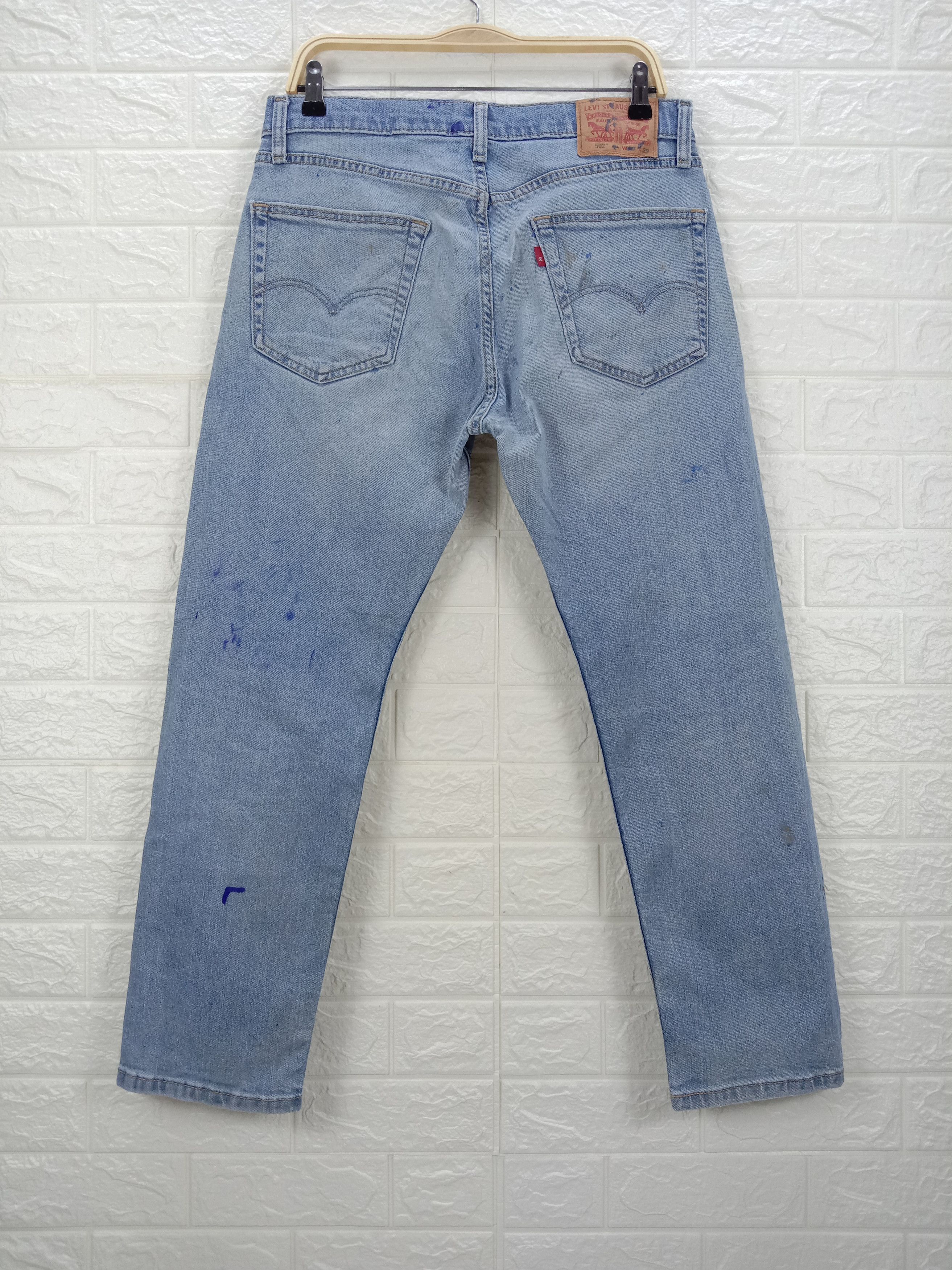 Levi's Vintage Levi's 502 Jeans Regular Taper Light Wash Denim Size US 32 / EU 48 - 5 Thumbnail