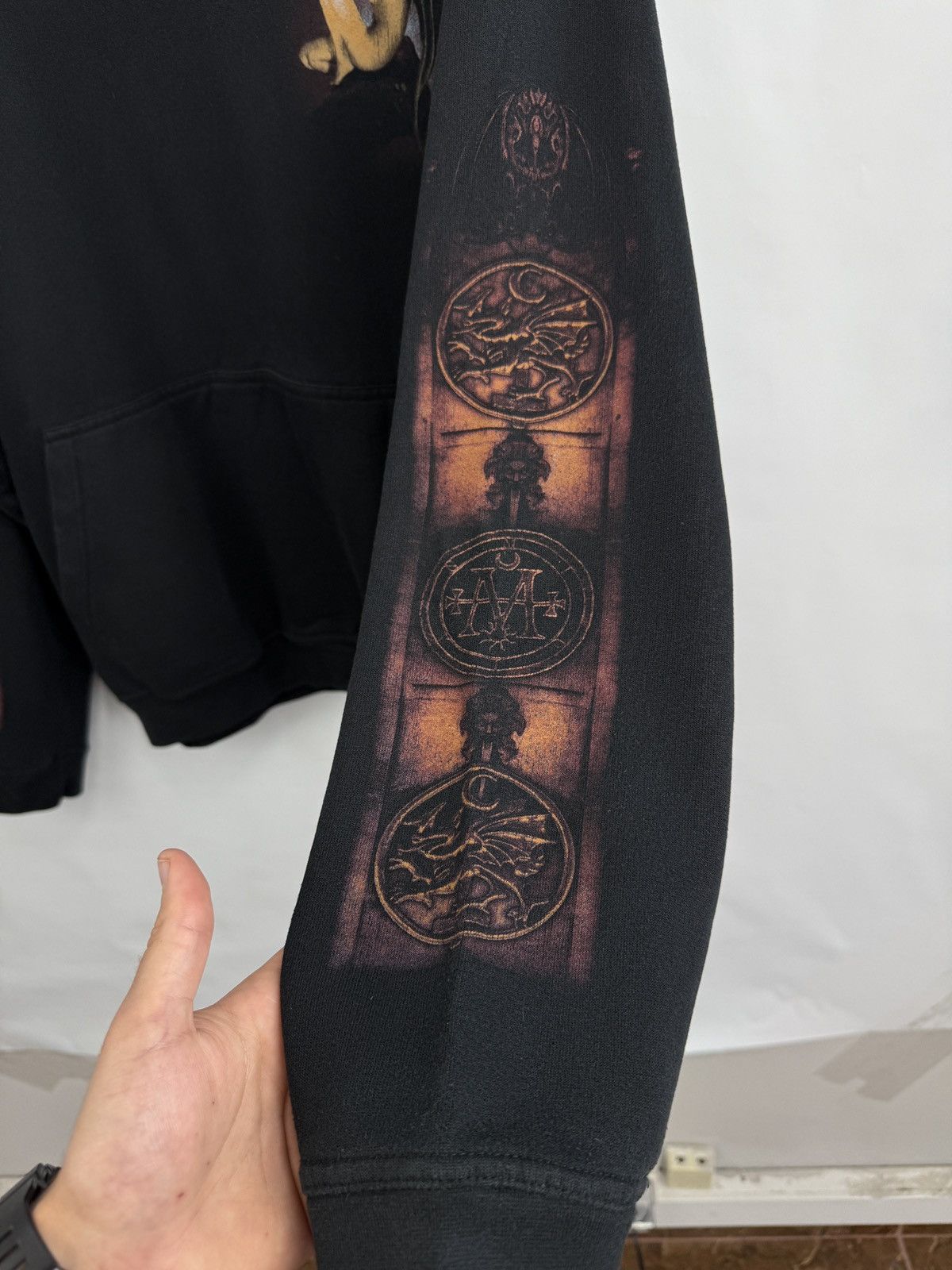 Band Tees 🇬🇧 Vintage 2000 Cradle Of Filth Sin Deep Hoodie Extreme Metal Size US XL / EU 56 / 4 - 8 Thumbnail