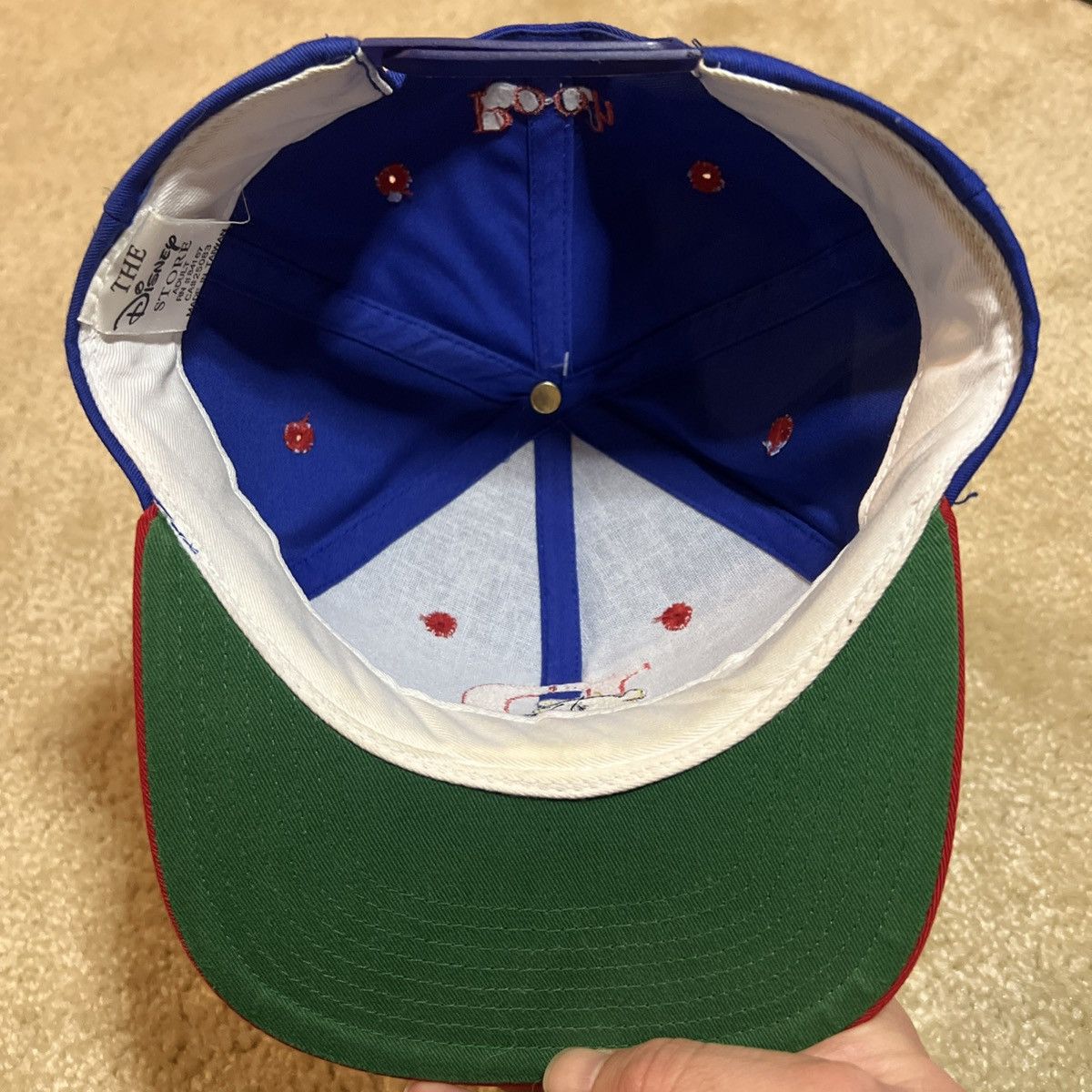 Disney Vintage Disney 90s Pooh Blockhead Snapback Blue Size ONE SIZE - 5 Thumbnail