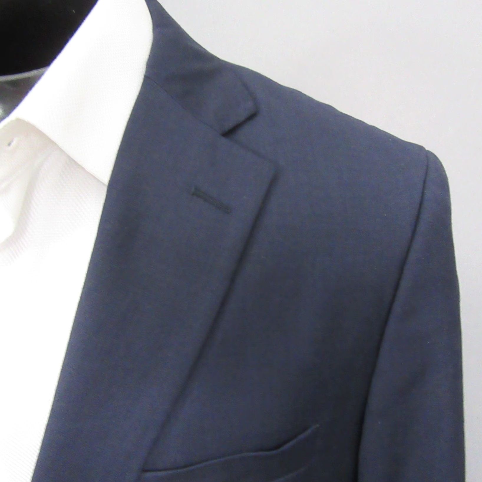 Hart Schaffner Marx Hart Schaffner Marx Mens Sport Coat L Solid Navy Blue Unstructured Size US L / EU 52-54 / 3 - 4 Thumbnail