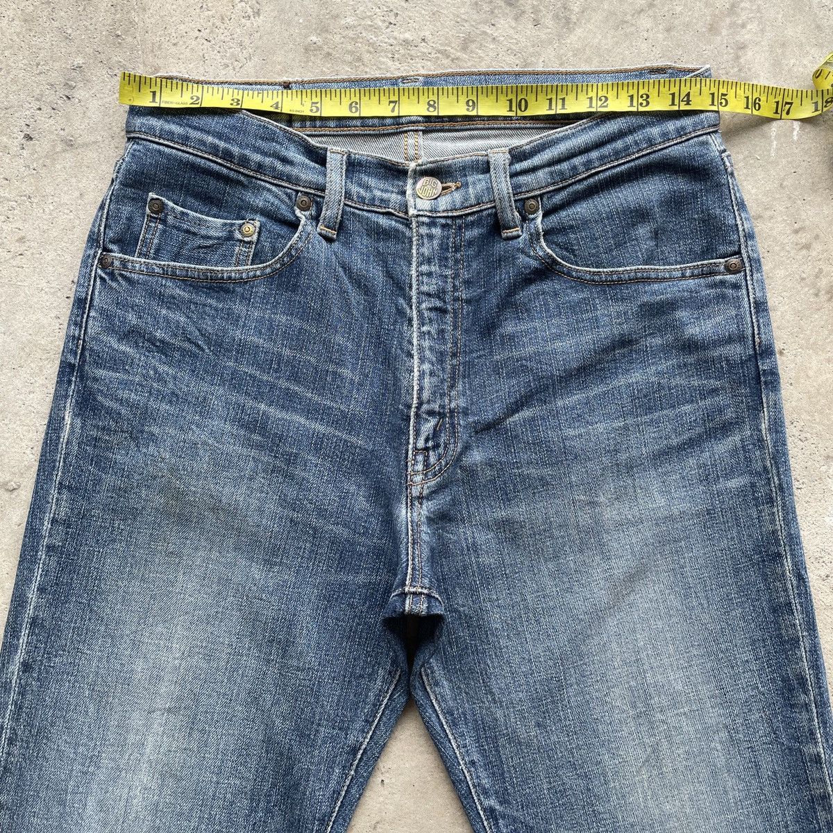 Big John × Japanese Brand × Jean W30x30💥 Vintage Big John Faded Jeans Denim Pants Japan Size US 30 / EU 46 - 5 Thumbnail