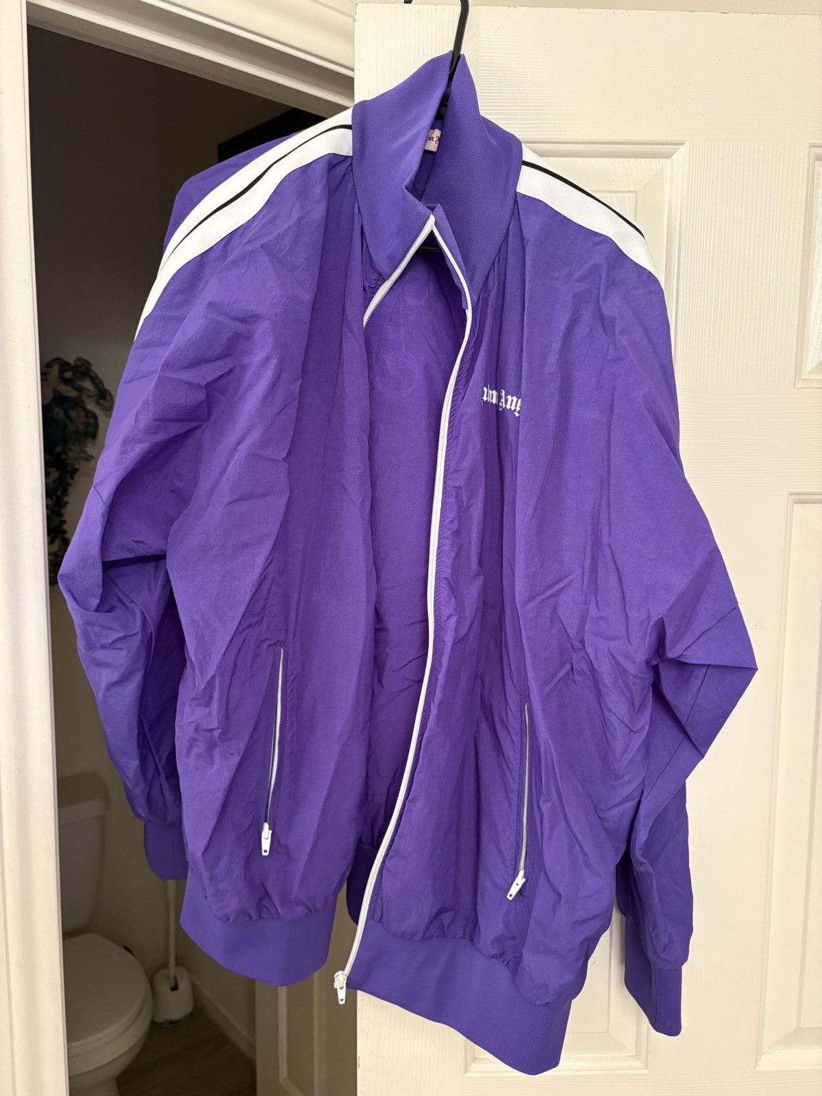 Palm Angels Palm angels purple windbreaker Size US XL / EU 56 / 4 - 1 Thumbnail