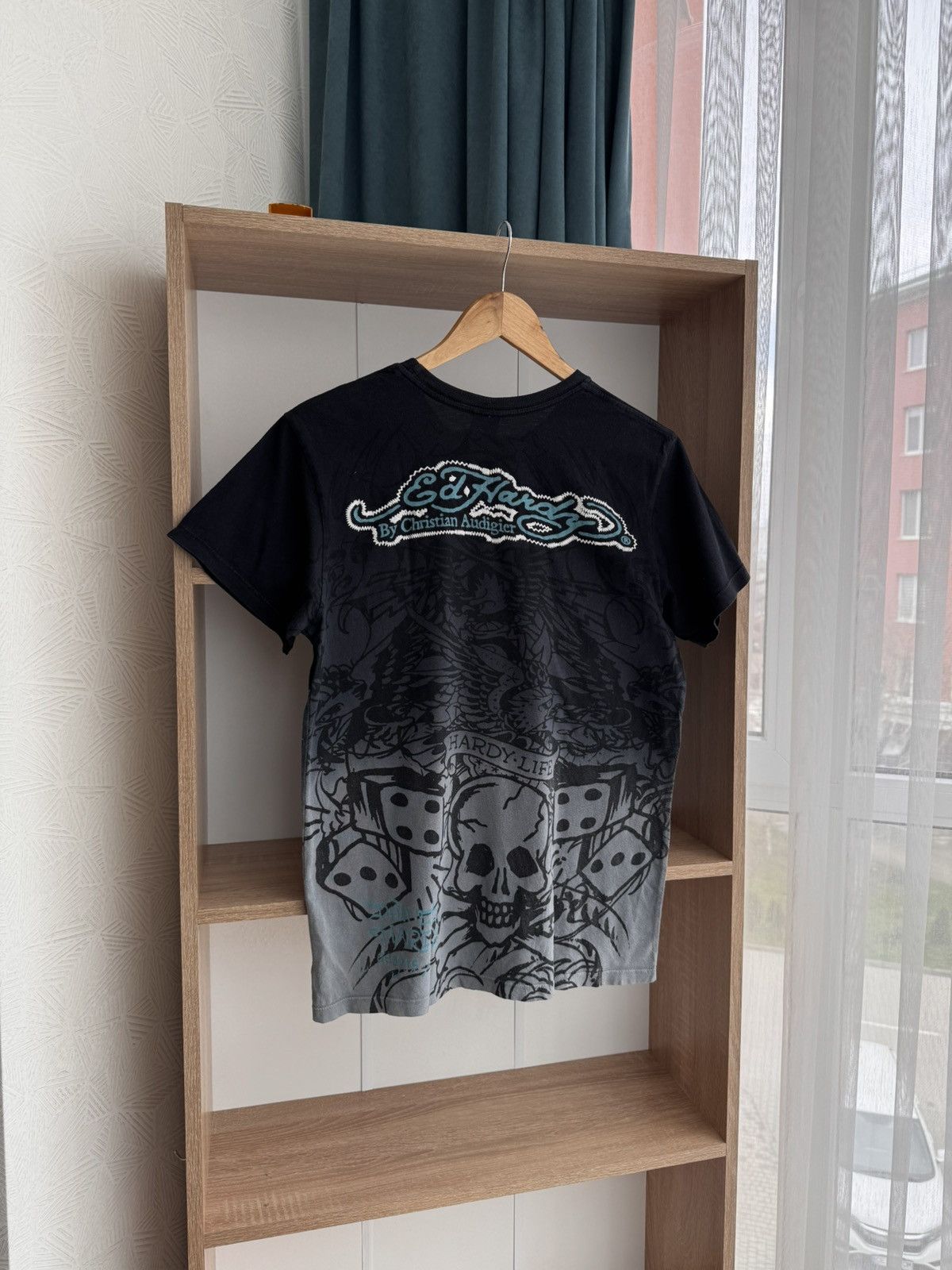 Christian Audigier × Ed Hardy × Vintage Vintage Ed Hardy by Christian Audigier Japanese T-Shirt Size US S / EU 44-46 / 1 - 7 Thumbnail